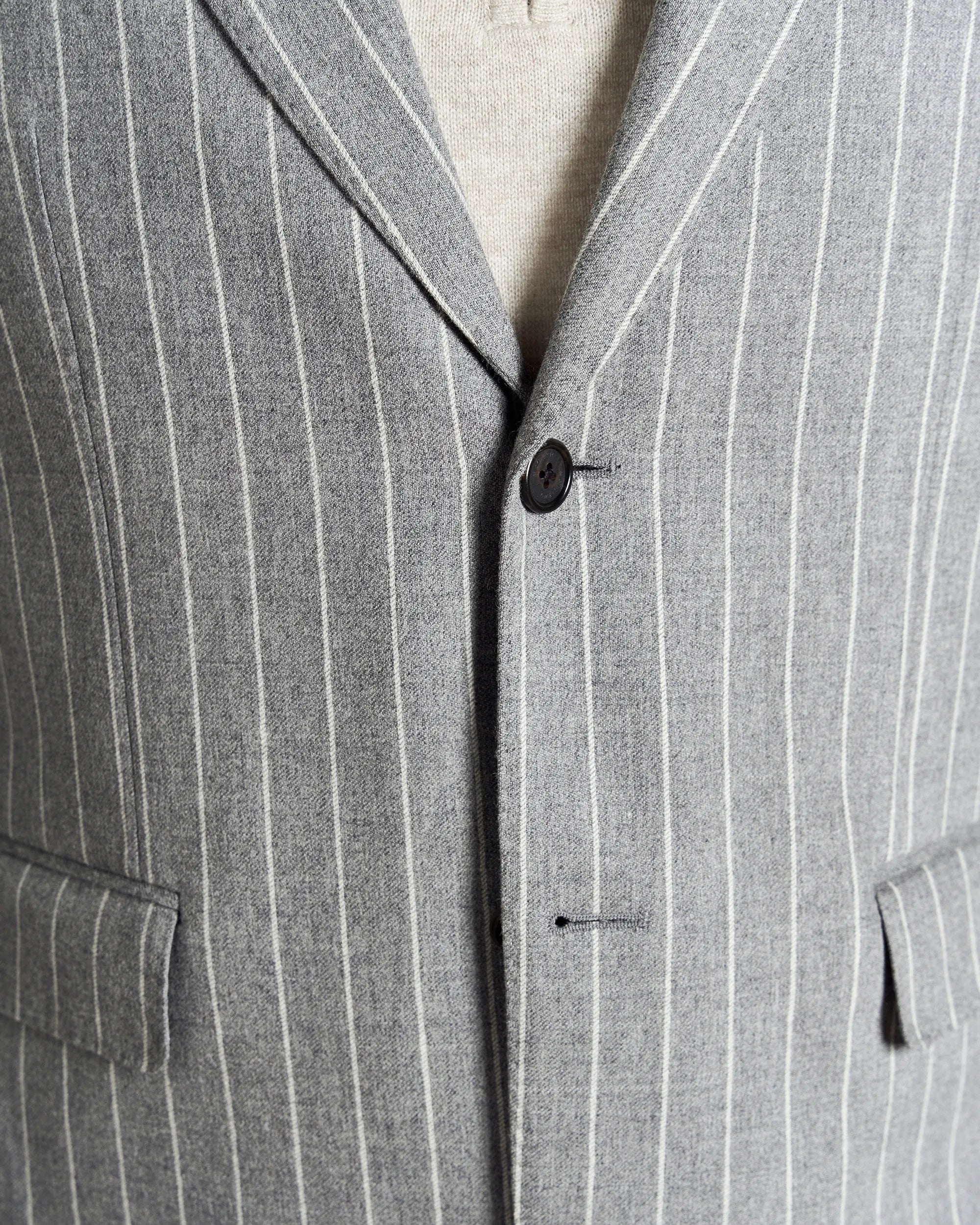 Malpensa Versa Pinstripe Suit - Malpensa Versa Pinstripe Suit Grey