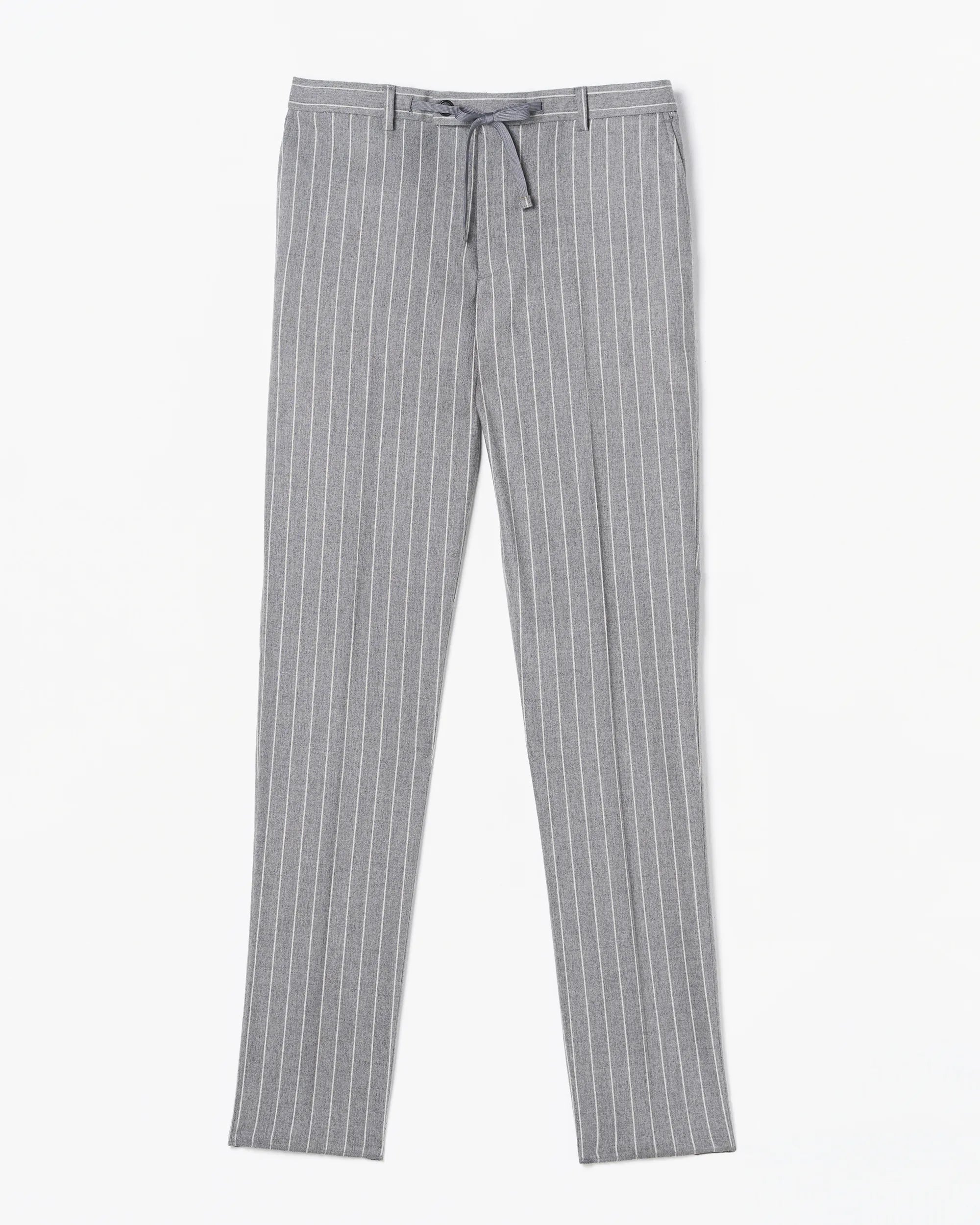 Malpensa Versa Pinstripe Suit - Malpensa Versa Pinstripe Suit Grey