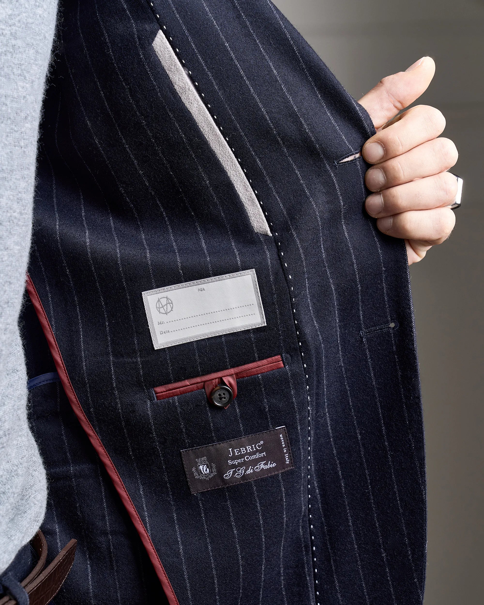 Malpensa Pinstripe Suit - Malpensa Pinstripe Suit Navy