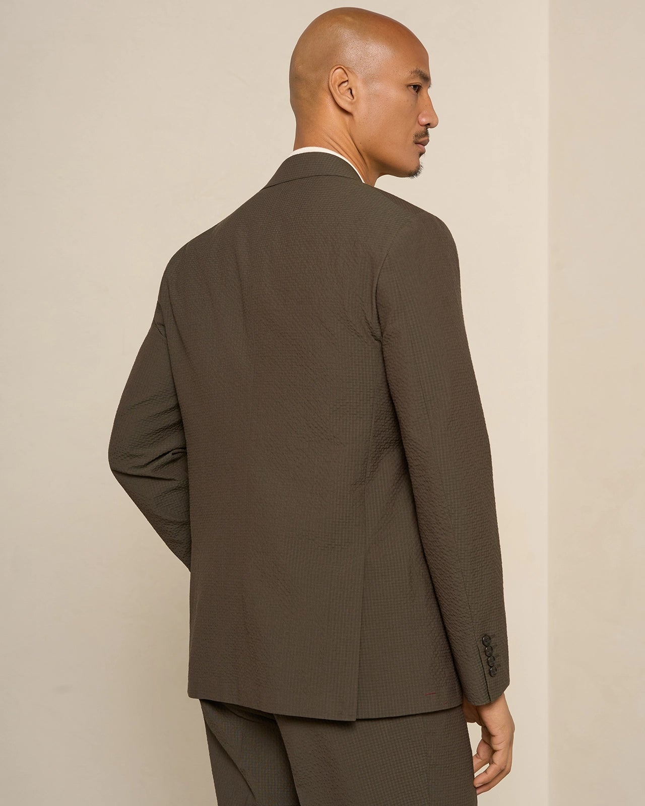 Malpensa Versa Seersucker Suit - Malpensa Versa Seersucker Suit Olive
