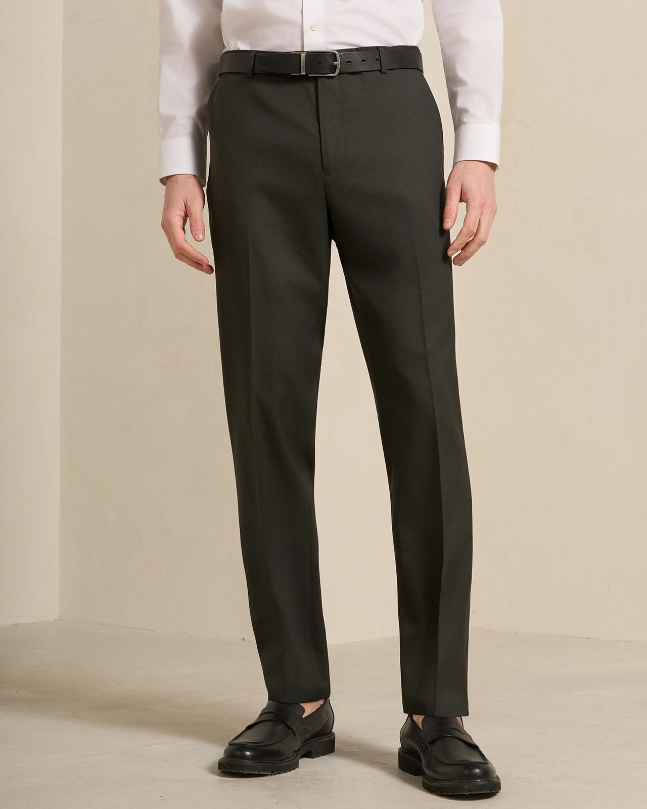 Malpensa Wool Cotton Suit - Malpensa Wool Cotton Suit Olive