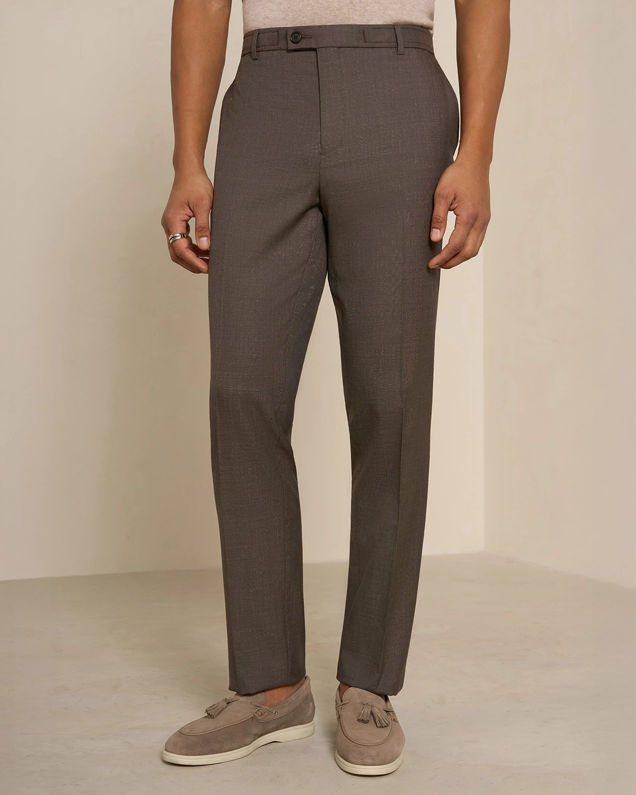 Malpensa Wool Cotton Suit - Malpensa Wool Cotton Suit Brown