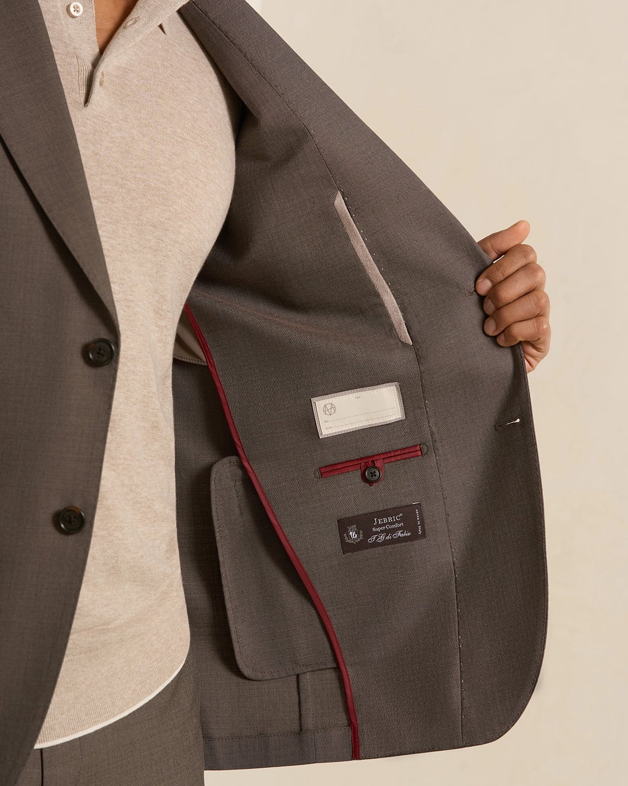 Malpensa Wool Cotton Suit - Malpensa Wool Cotton Suit Brown