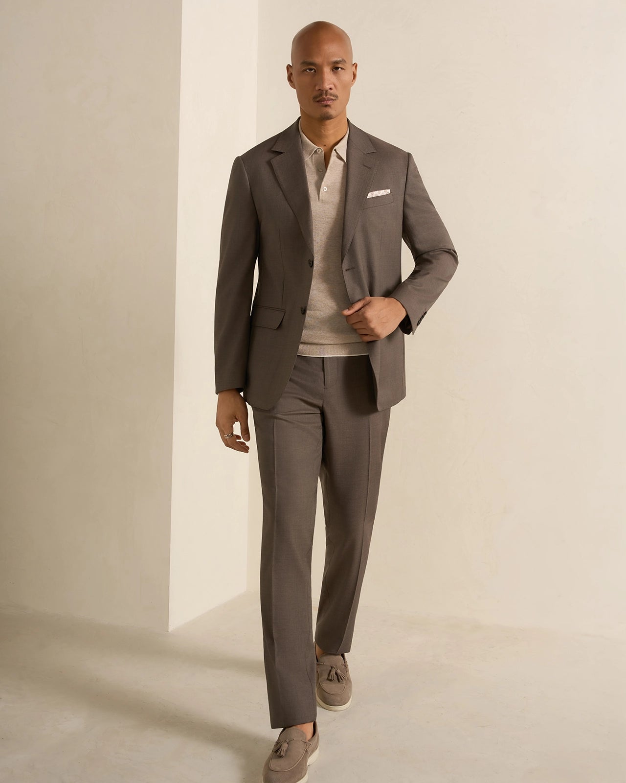 Malpensa Wool Cotton Suit - Malpensa Wool Cotton Suit Brown