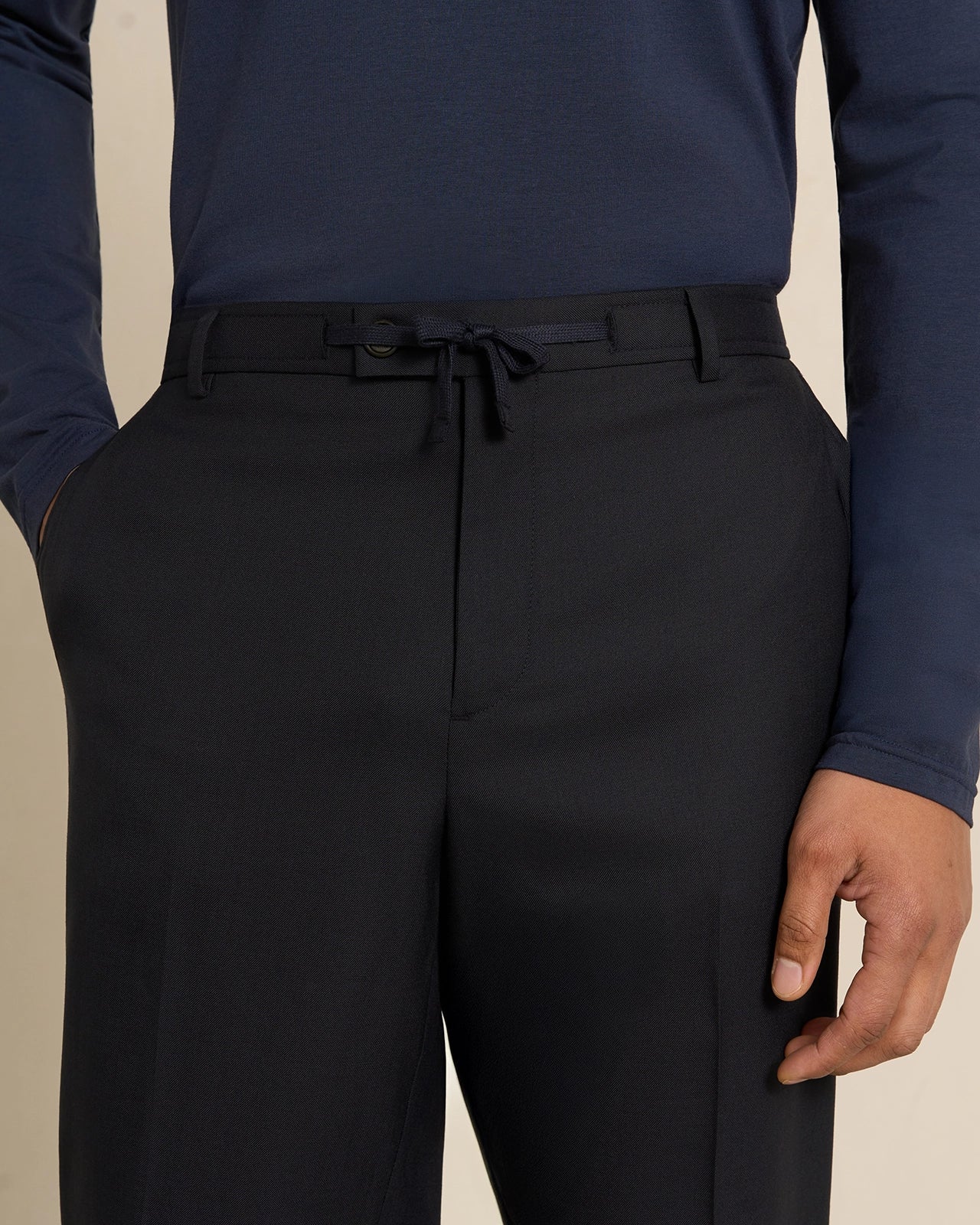 Malpensa Wool Cotton Suit - Malpensa Wool Cotton Suit Dark Navy