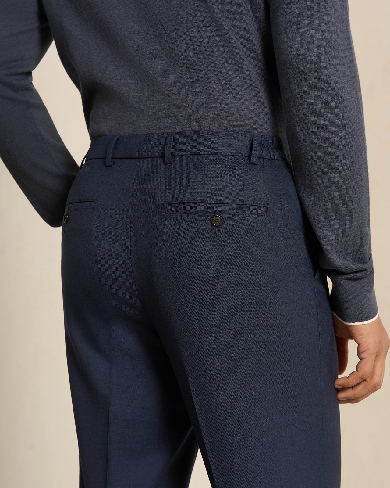 Malpensa Wool Cotton Suit - Malpensa Wool Cotton Suit Navy