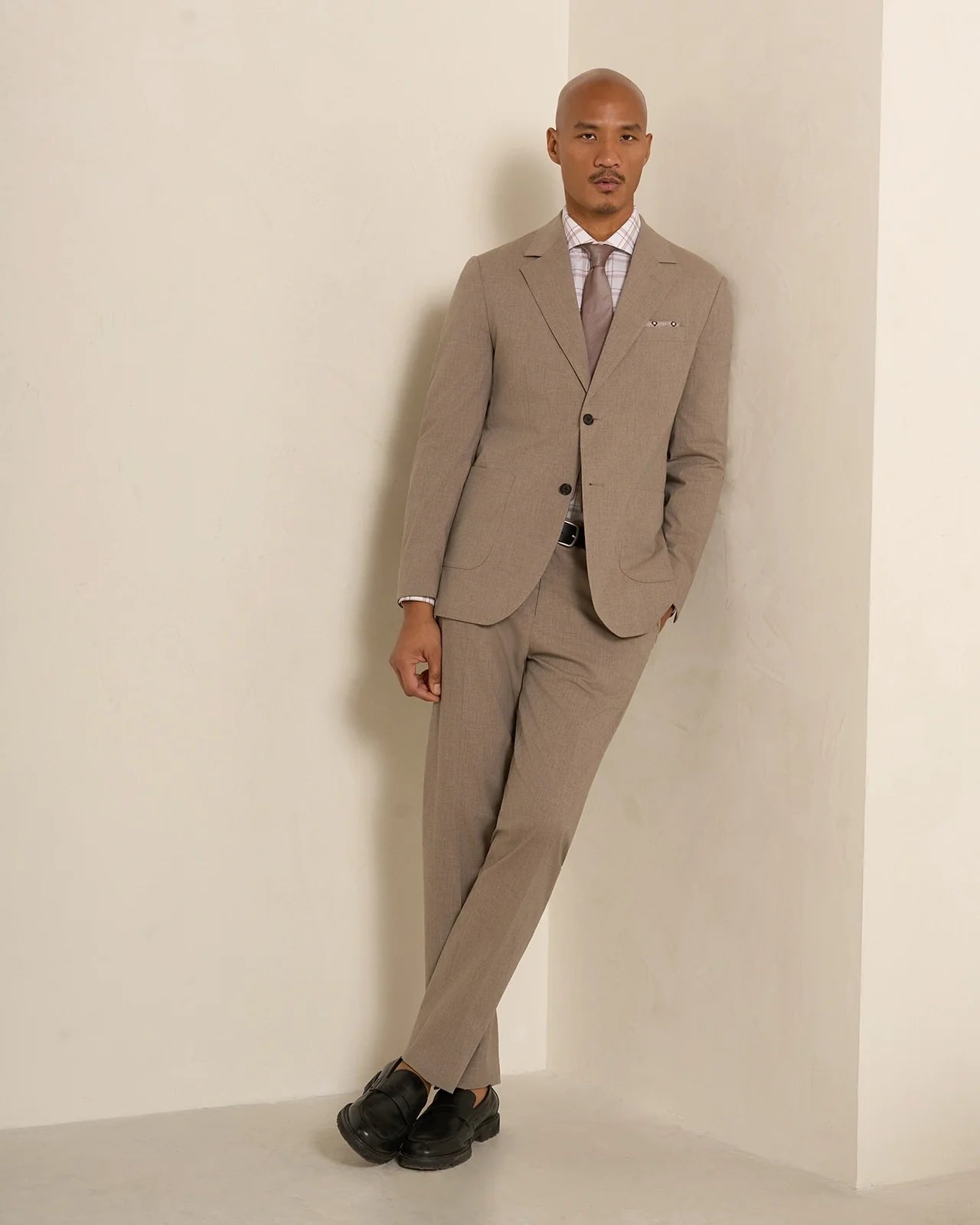 Malpensa Versa Cotton Suit - Malpensa Versa Cotton Suit Light Brown