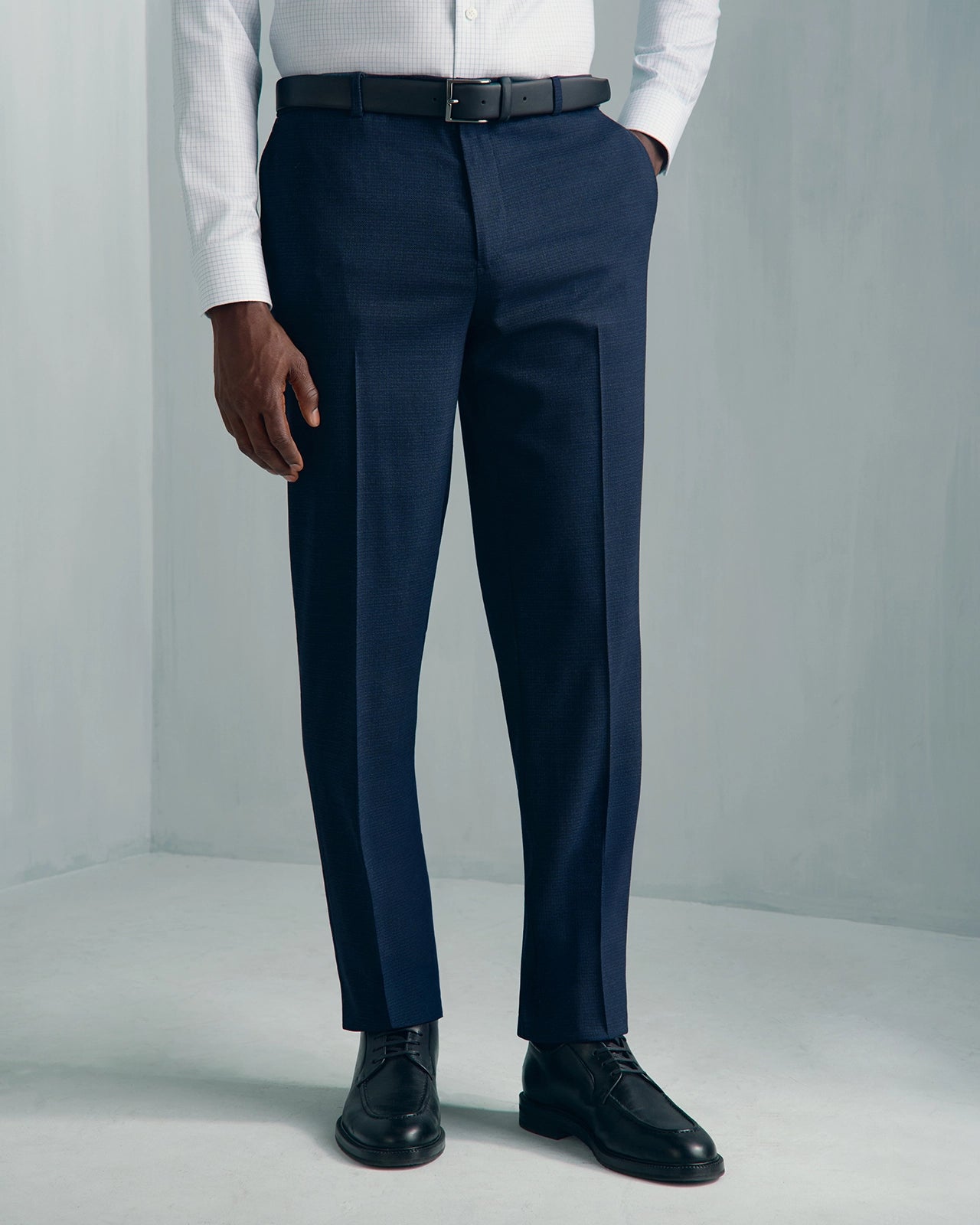 Malpensa Wool Twill Suit - Malpensa Wool Twill Suit Navy