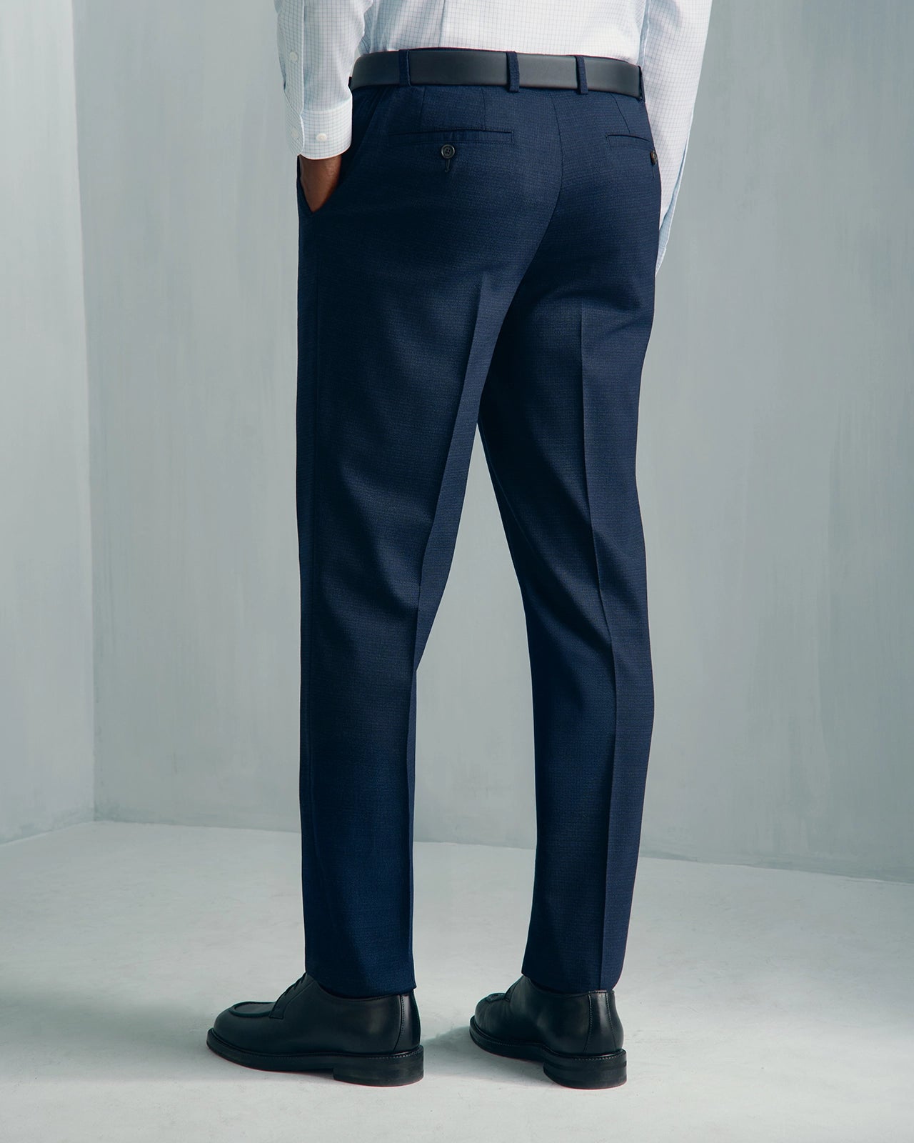 Malpensa Wool Twill Suit - Malpensa Wool Twill Suit Navy