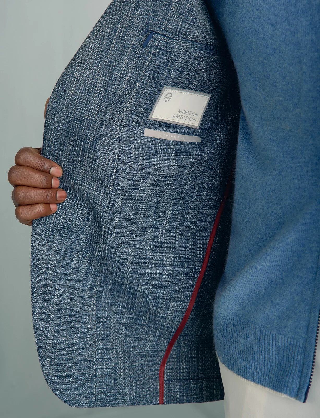Malpensa Wool Cotton Nylon Jacket - Malpensa Wool Cotton Nylon Jacket Navy