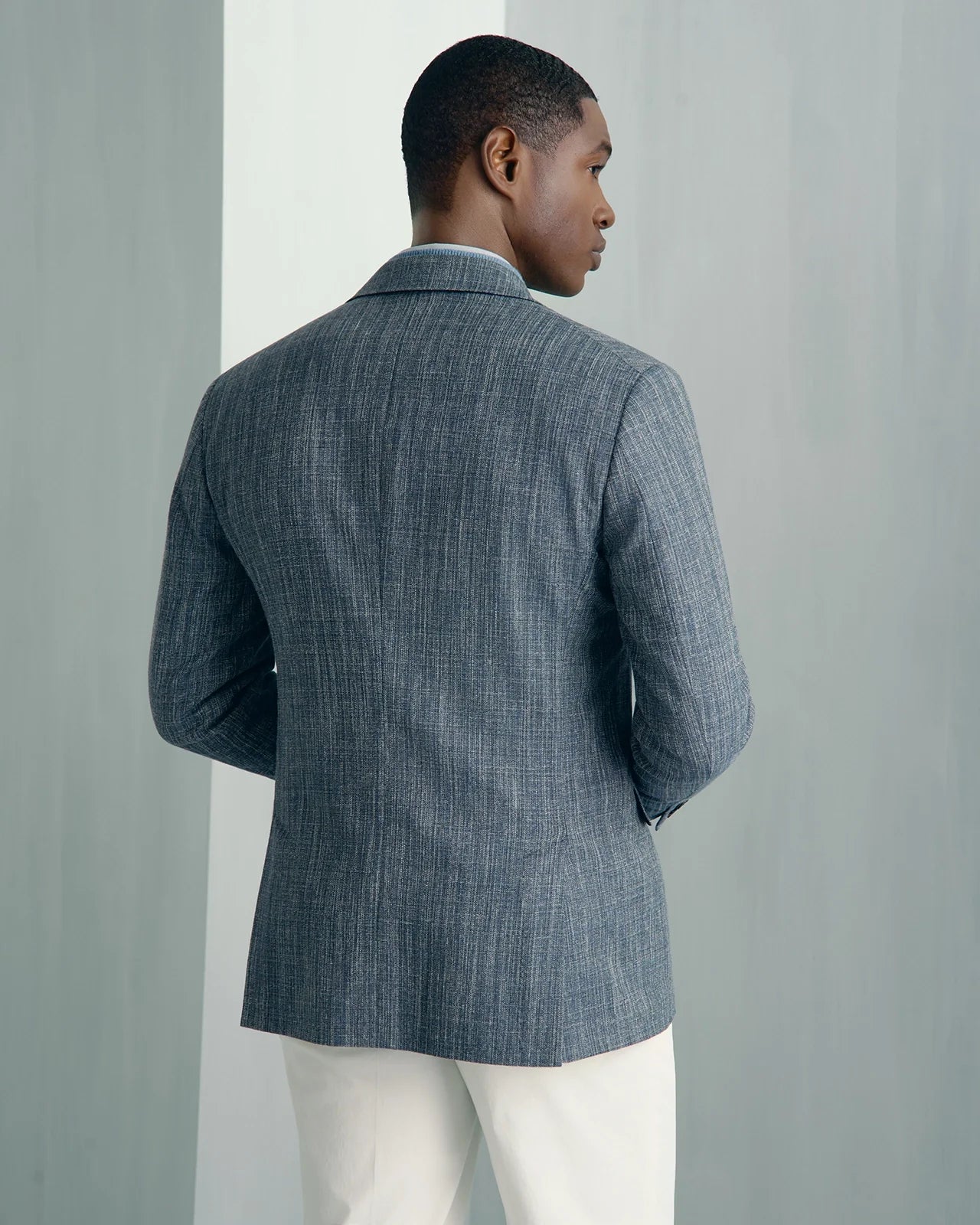 Malpensa Wool Cotton Nylon Jacket - Malpensa Wool Cotton Nylon Jacket Navy
