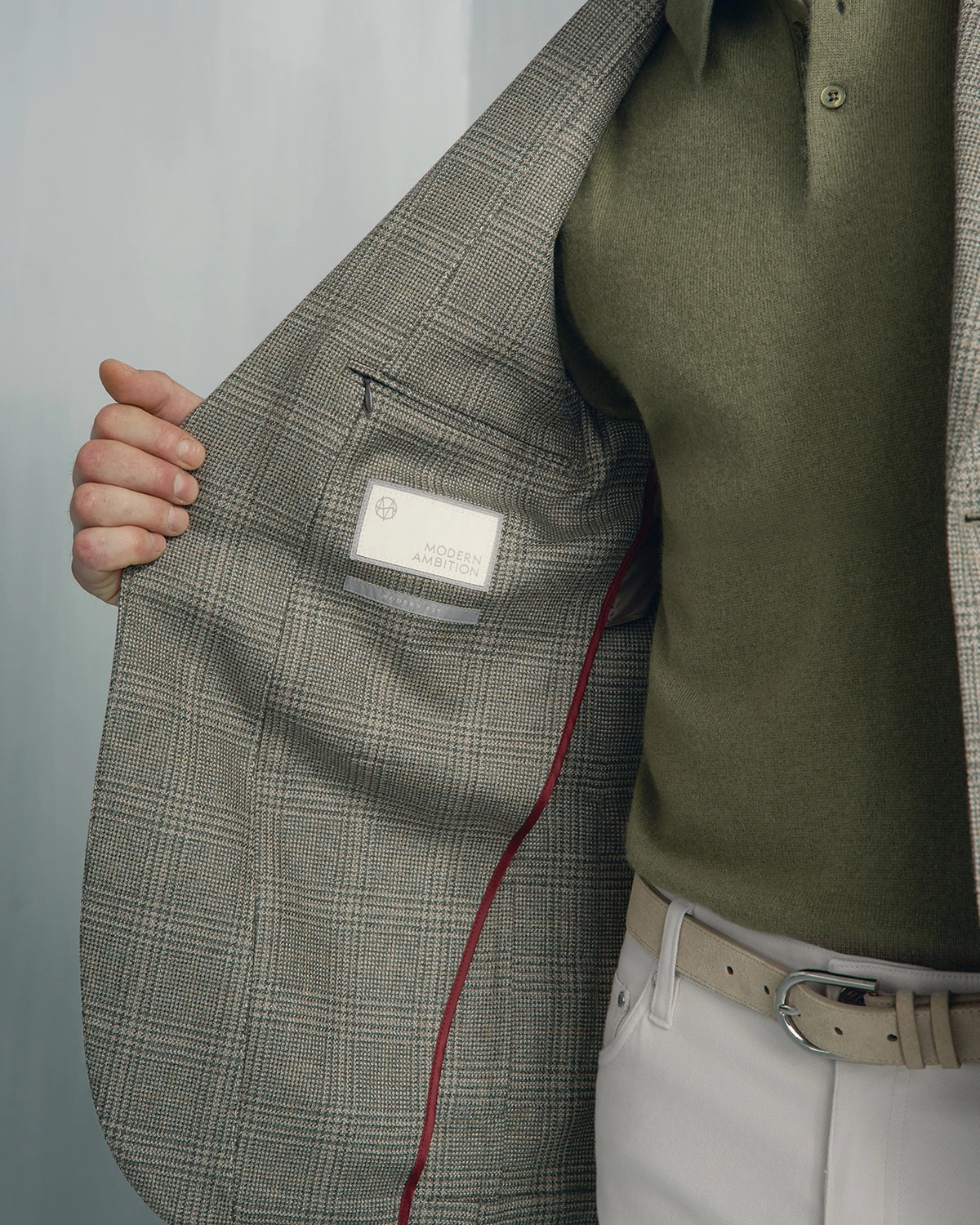 Yorkville Wool Cashmere Silk Check Jacket - Yorkville Wool Cashmere Silk Check Jacket Sage