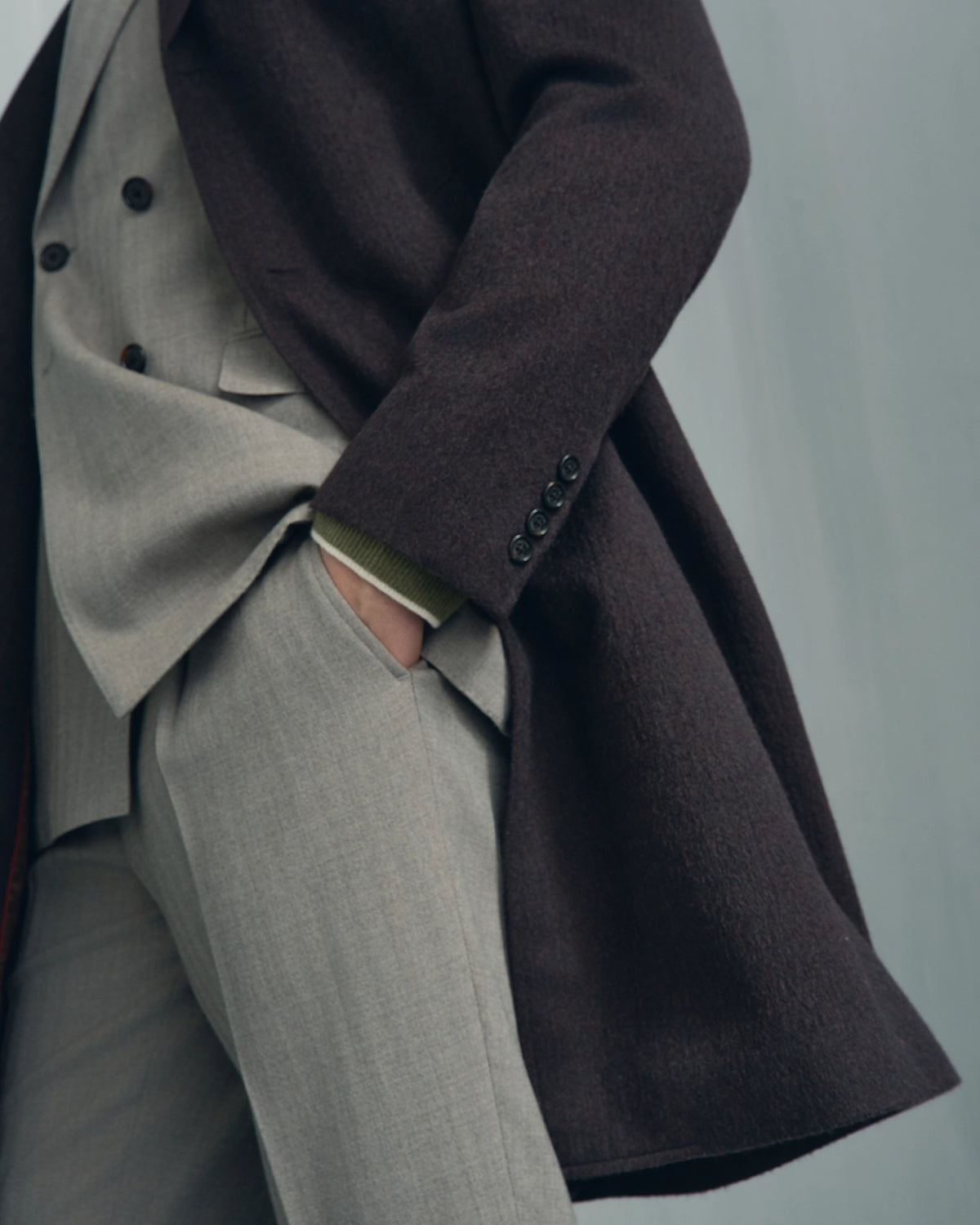 Linate Wool Suit - Linate Wool Suit Light Sage