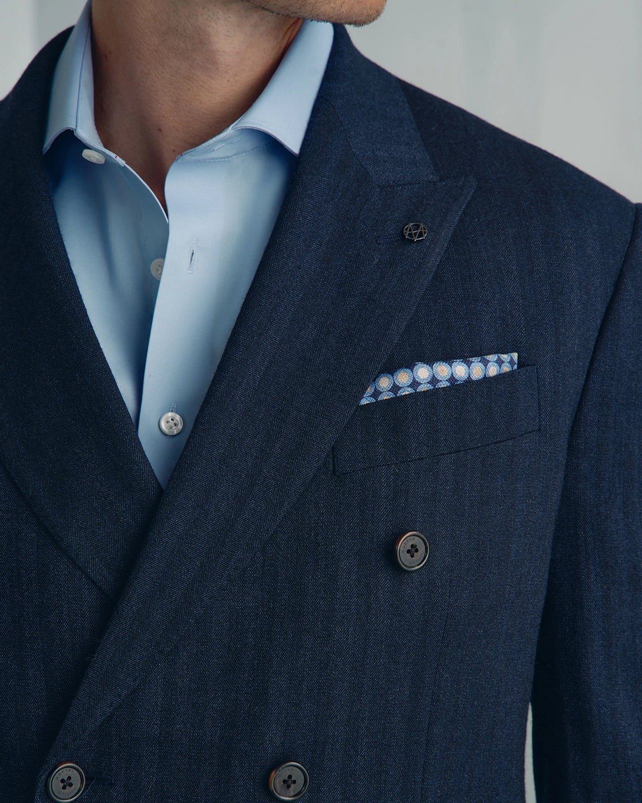 Linate Wool Suit - Linate Wool Suit Navy