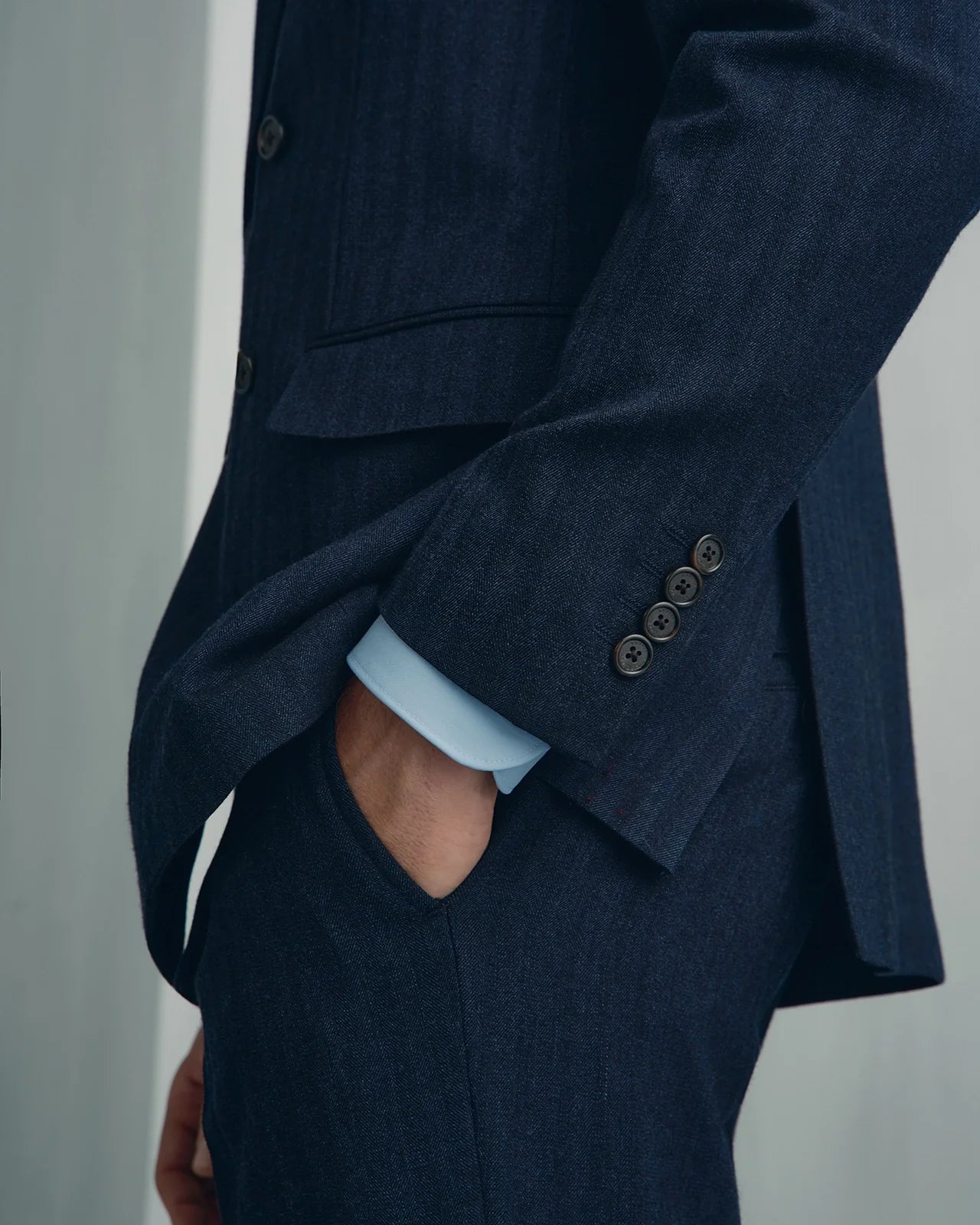 Linate Wool Suit - Linate Wool Suit Navy