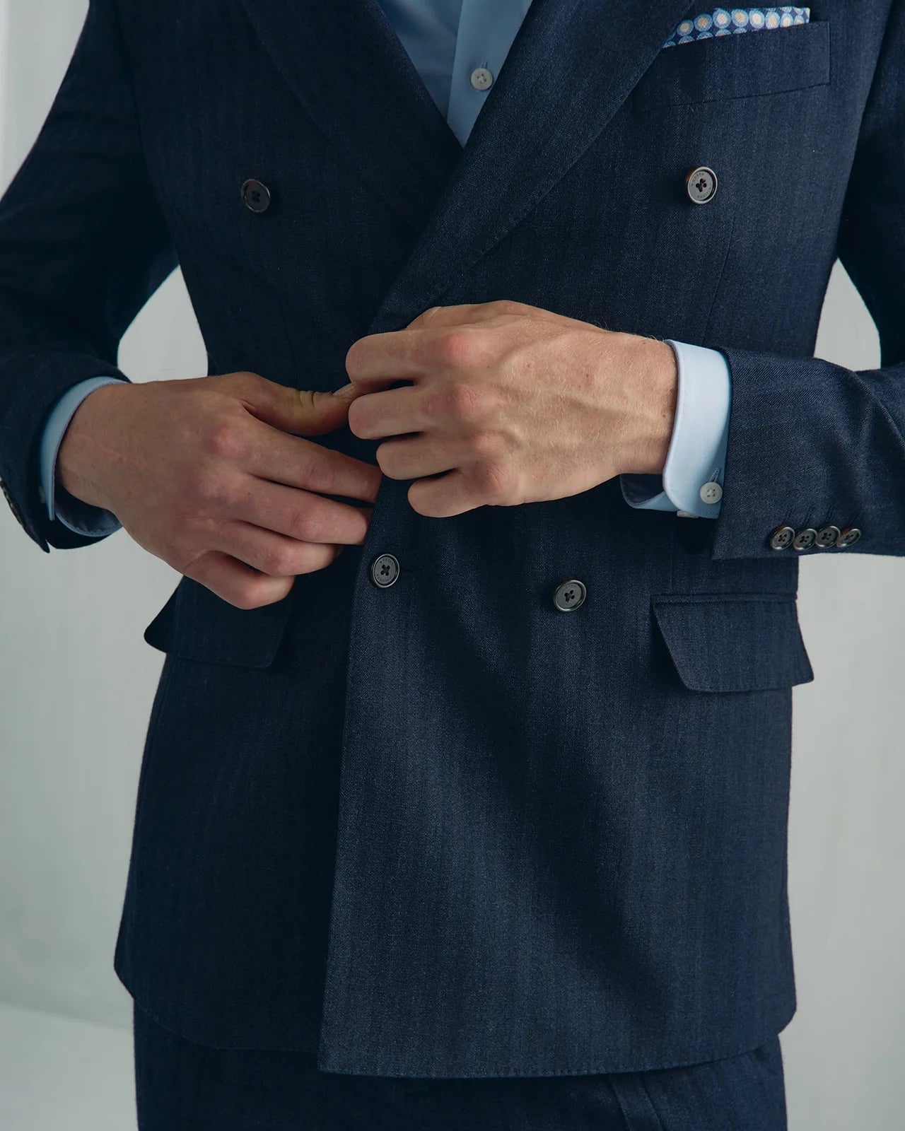 Linate Wool Suit - Linate Wool Suit Navy