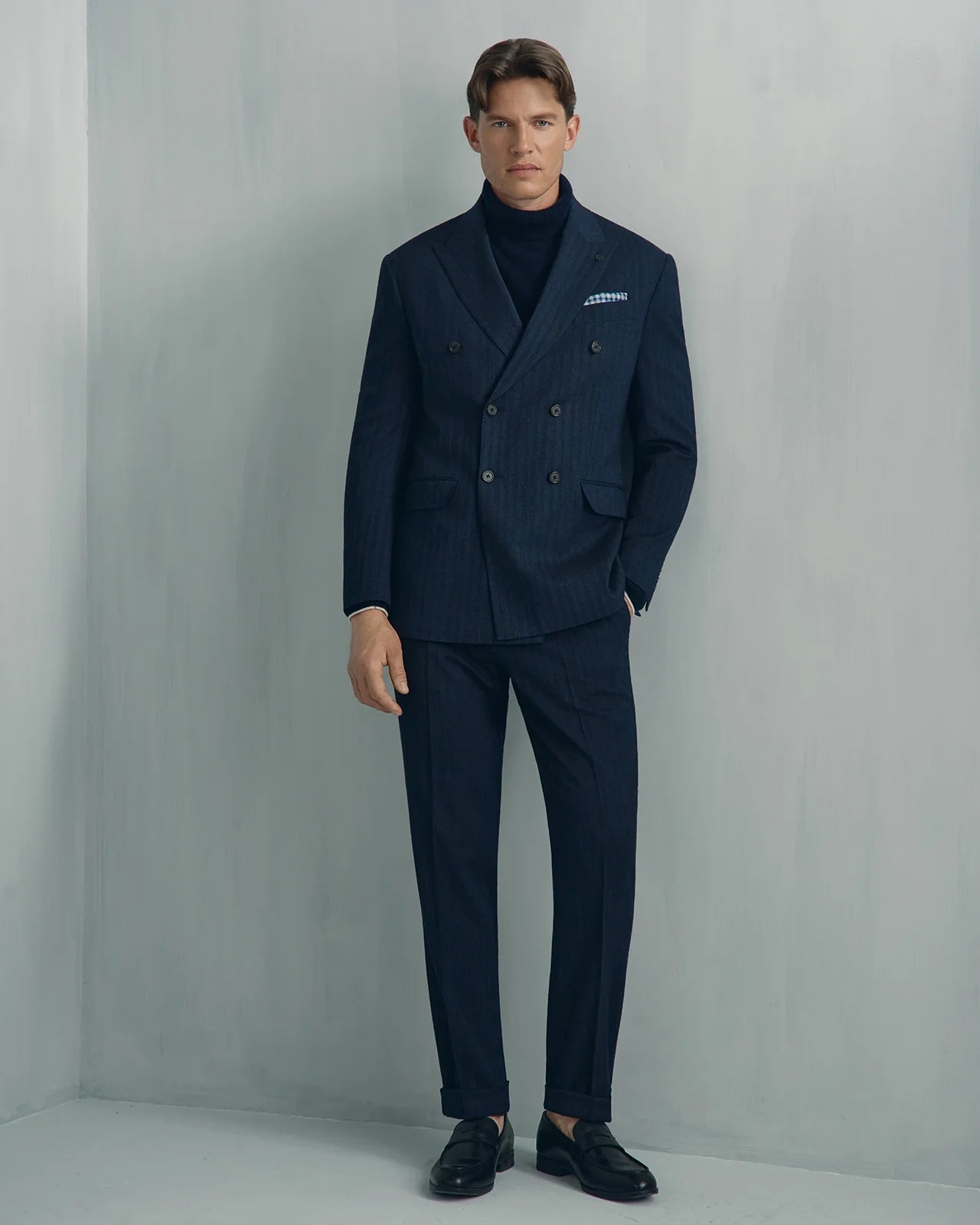 Linate Wool Suit - Linate Wool Suit Navy