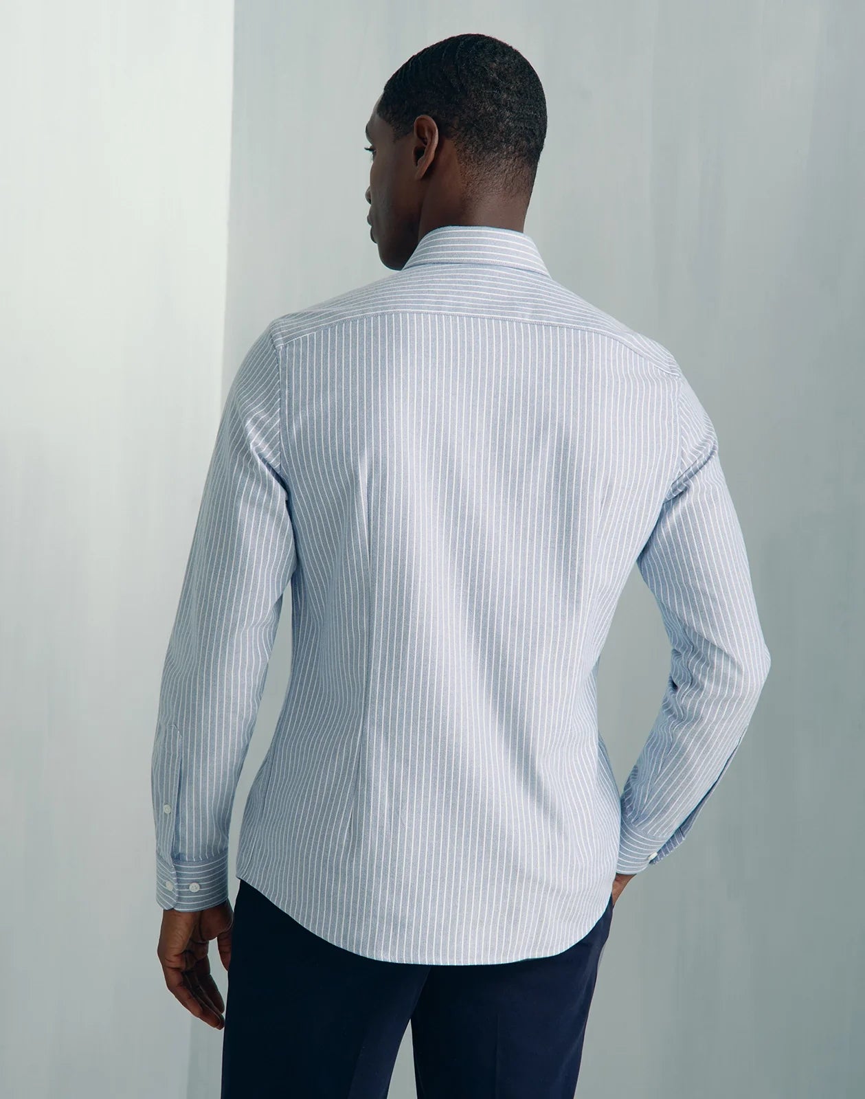 Performance Cotton Everyday Shirt - Performance Cotton Everyday Shirt Denim Herringbone