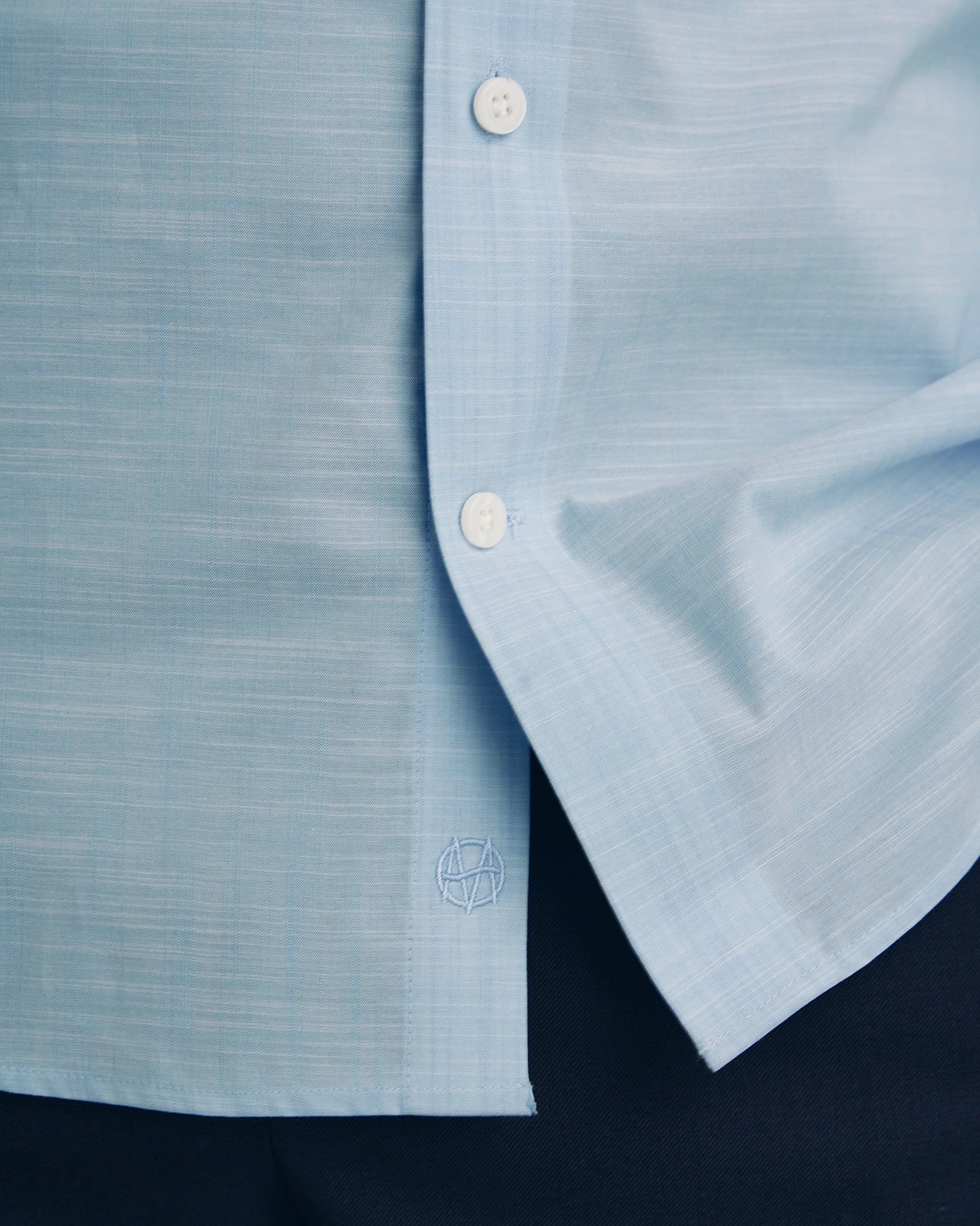 Performance Cotton Everyday Shirt - Performance Cotton Everyday Shirt Light Blue Texture