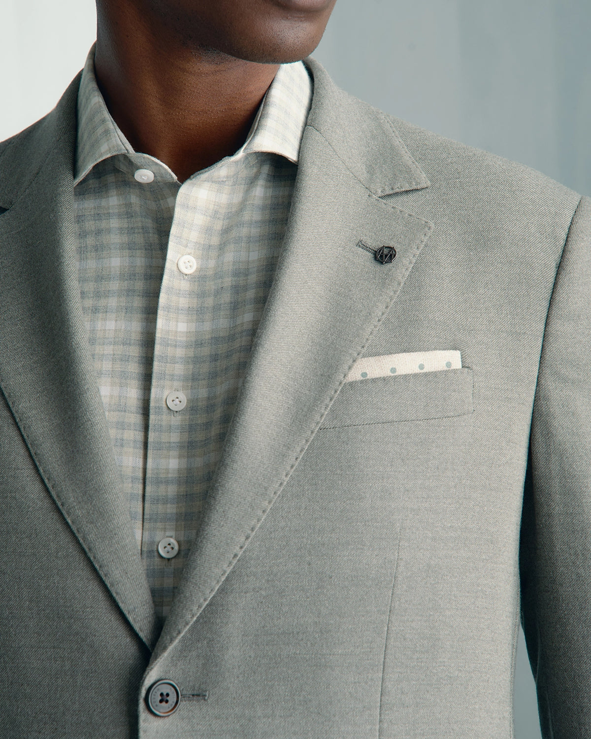 Malpensa Wool Cashmere Suit - Malpensa Wool Cashmere Suit Sage
