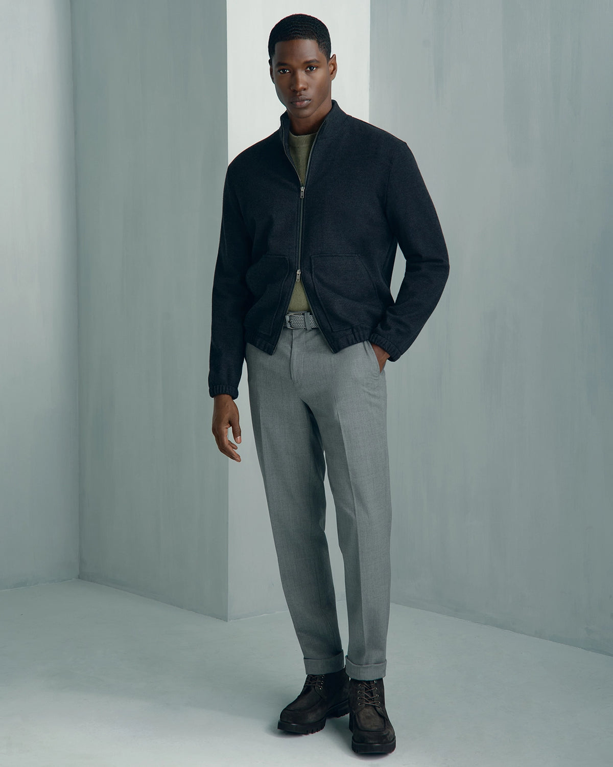 Chamonix Cashmere Crew Neck Pullover - Chamonix Cashmere Crew Neck Pullover Sage