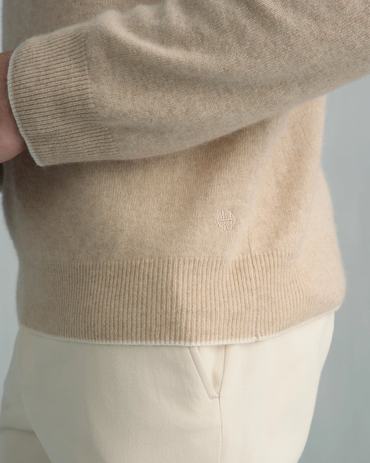 Chamonix Cashmere Turtleneck - Chamonix Cashmere Turtleneck Htr Cream