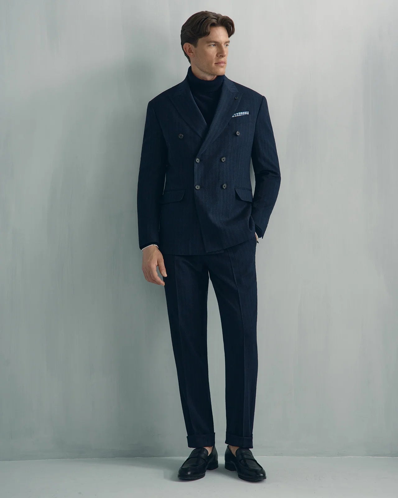 Chamonix Cashmere Turtleneck - Chamonix Cashmere Turtleneck Navy