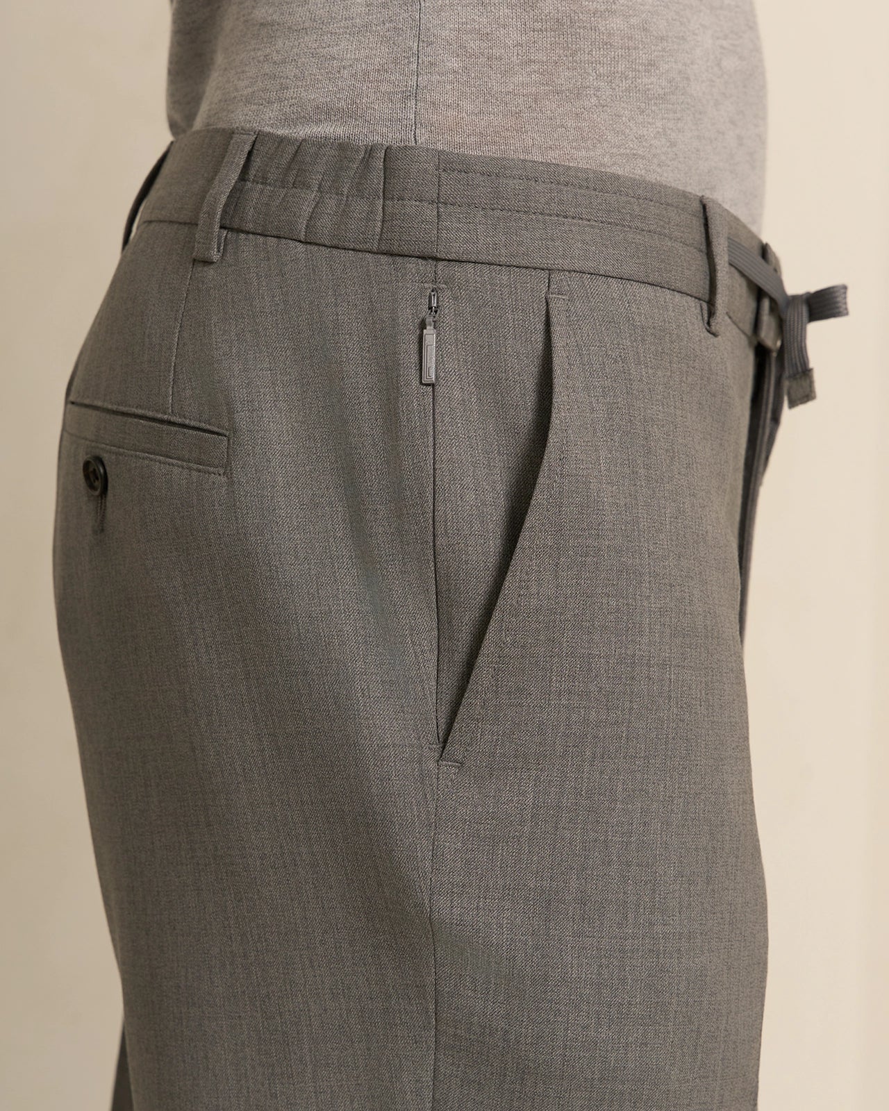 Como Wool Travel Pant - Como Wool Travel Pant Grey