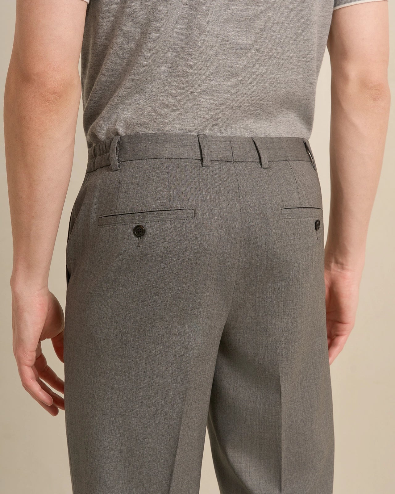 Como Wool Travel Pant - Como Wool Travel Pant Grey