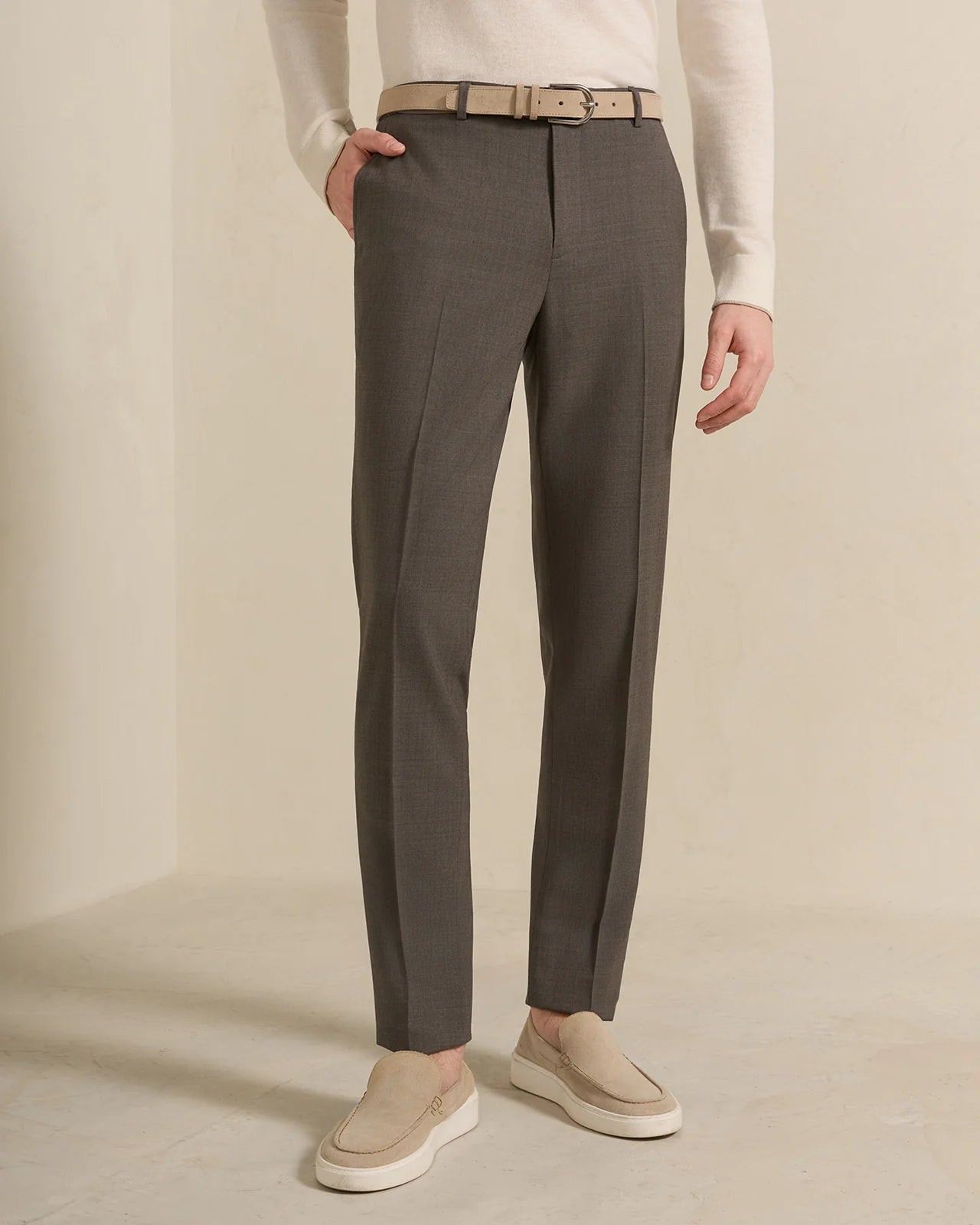 Como Wool Travel Pant - Como Wool Travel Pant Brown