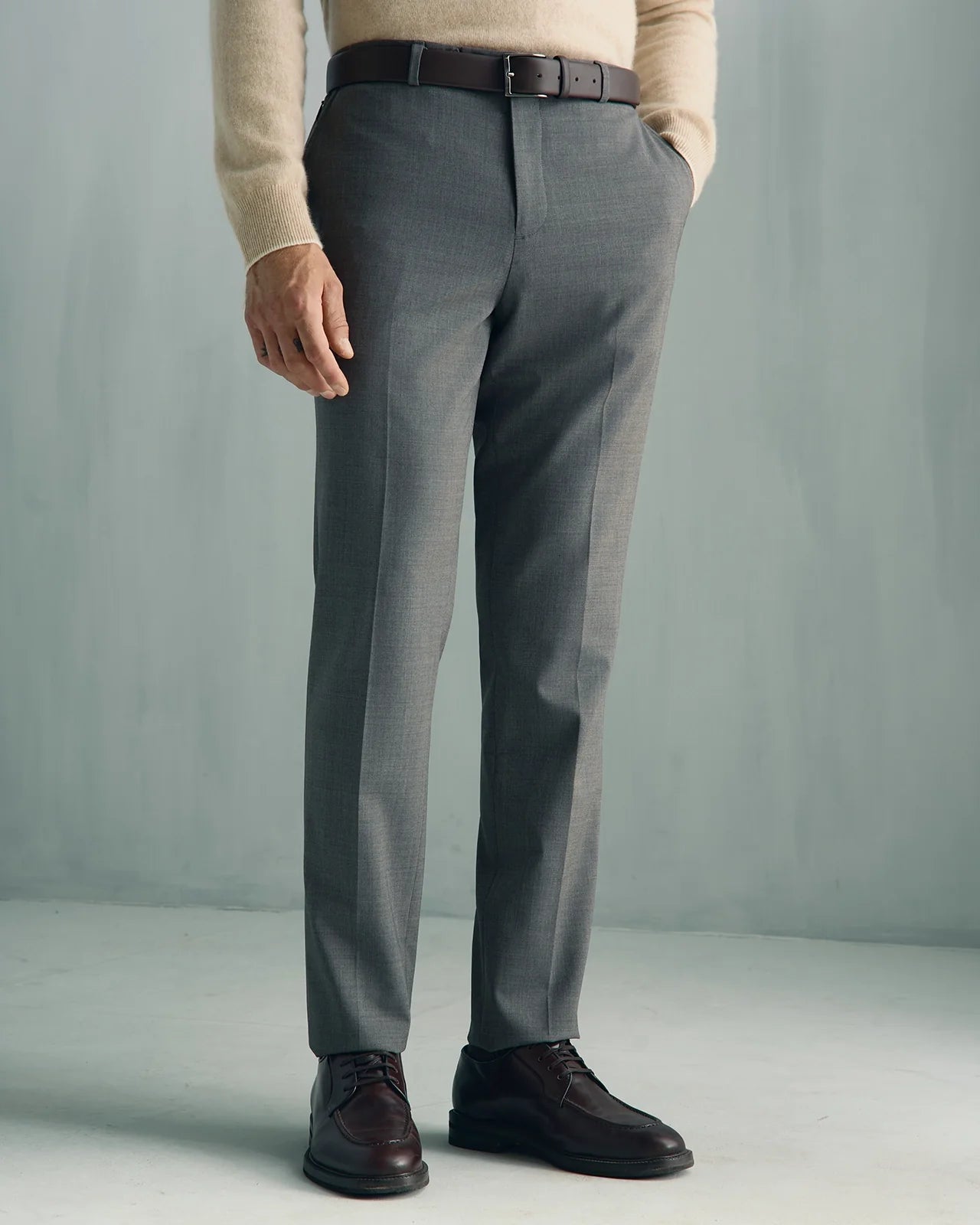 Como Wool Travel Pant - Como Wool Travel Pant Charcoal