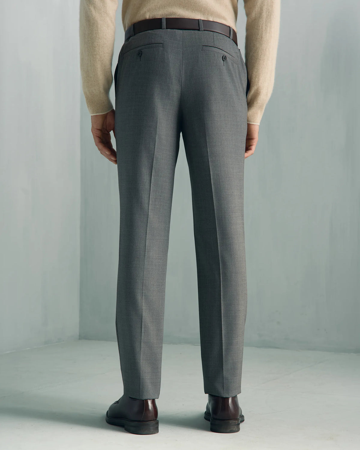 Como Wool Travel Pant - Como Wool Travel Pant Charcoal