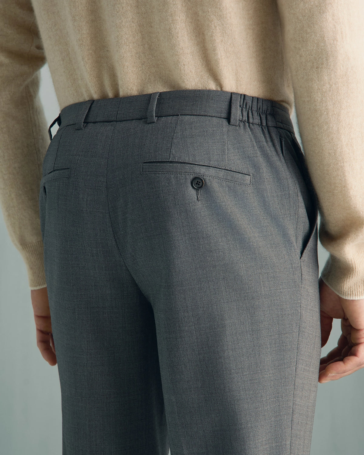 Como Wool Travel Pant - Como Wool Travel Pant Charcoal