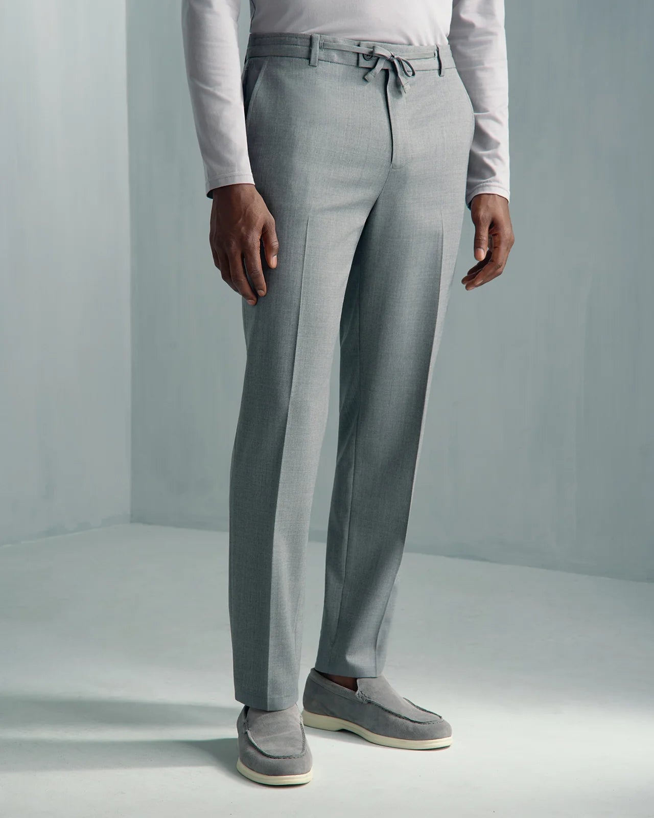 Como Wool Travel Pant - Como Wool Travel Pant Grey