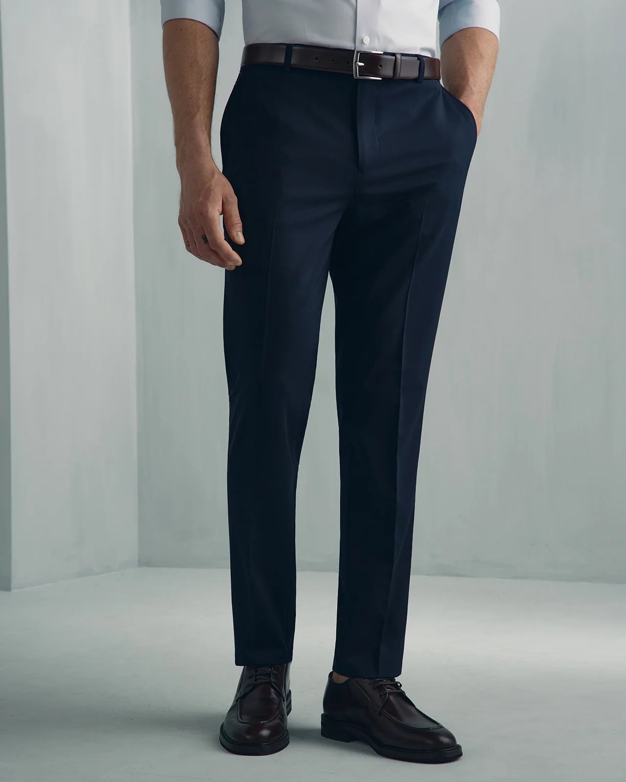 Como Wool Travel Pant - Como Wool Travel Pant Navy