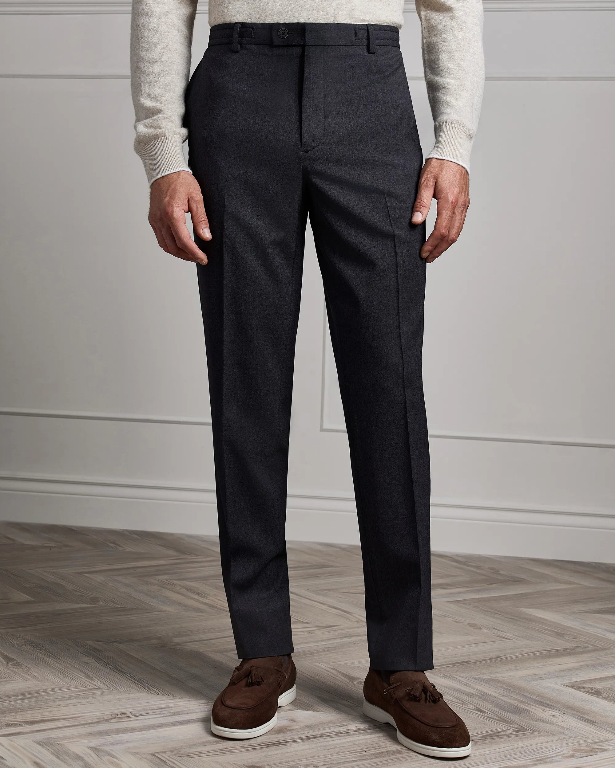 Como Wool Travel Pant - Como Wool Travel Pant Charcoal