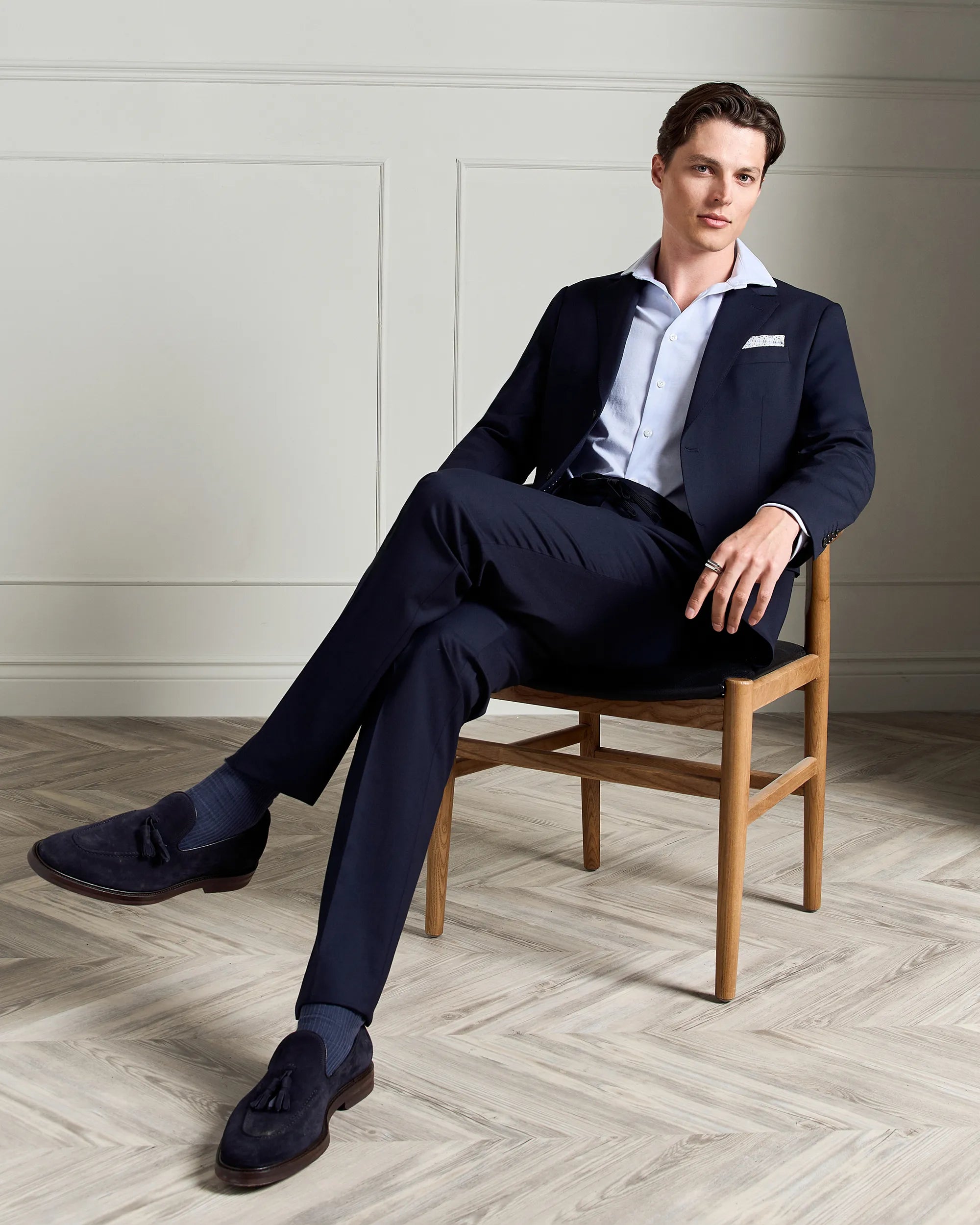 Como Wool Travel Pant - Como Wool Travel Pant Navy