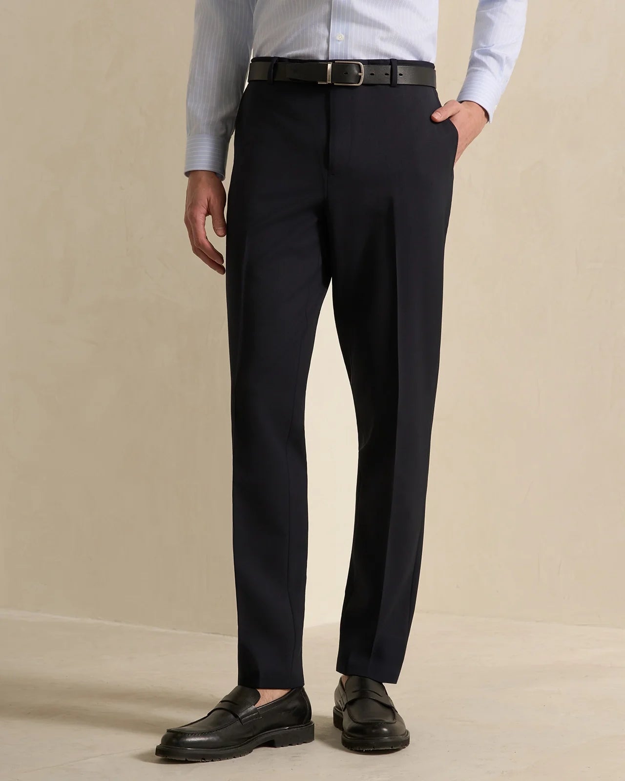 Como Wool Travel Pant - Como Wool Travel Pant Navy