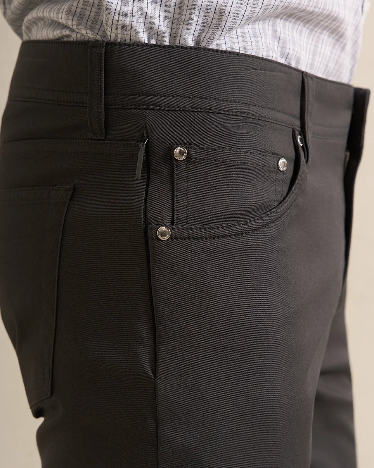 Marseille Pima Cotton Pant - Marseille Pima Cotton Pant Dark Grey