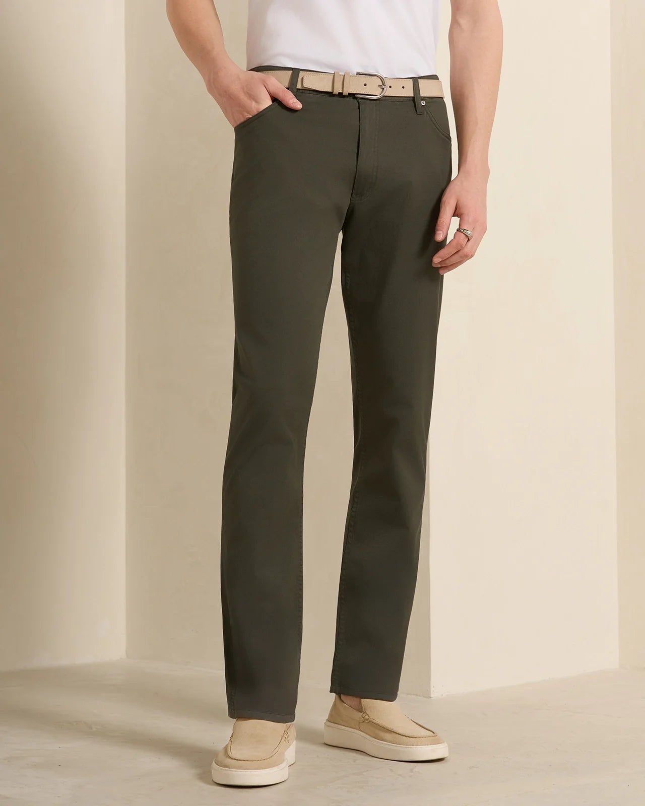 Marseille Pima Cotton Pant - Marseille Pima Cotton Pant Olive