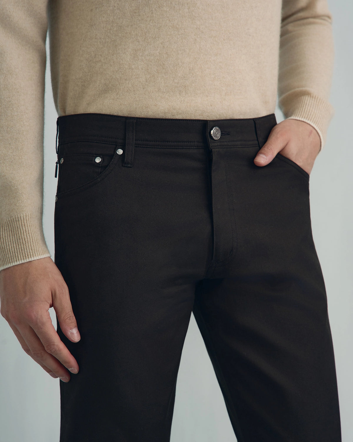 Marseille Pima Cotton Pant - Marseille Pima Cotton Pant Brown