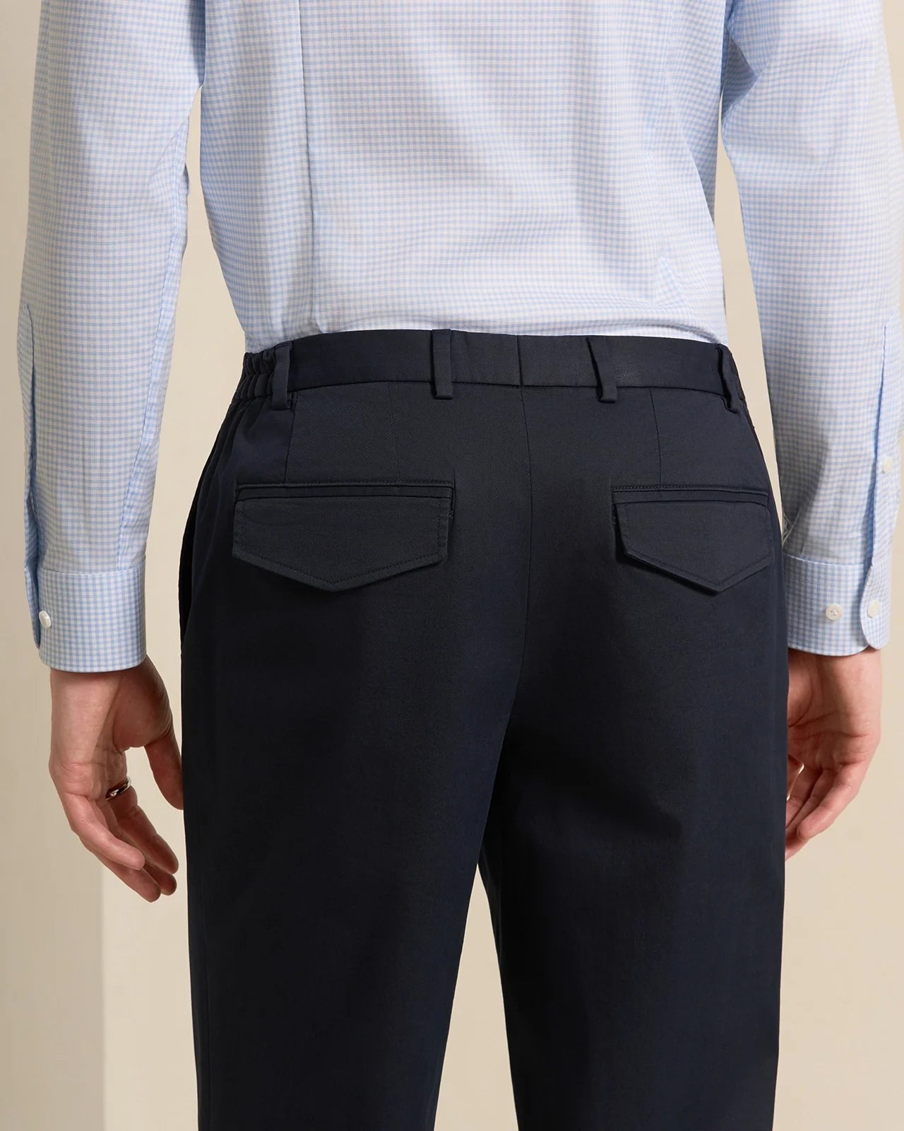 Como Pima Cotton Chino - Como Pima Cotton Chino Navy