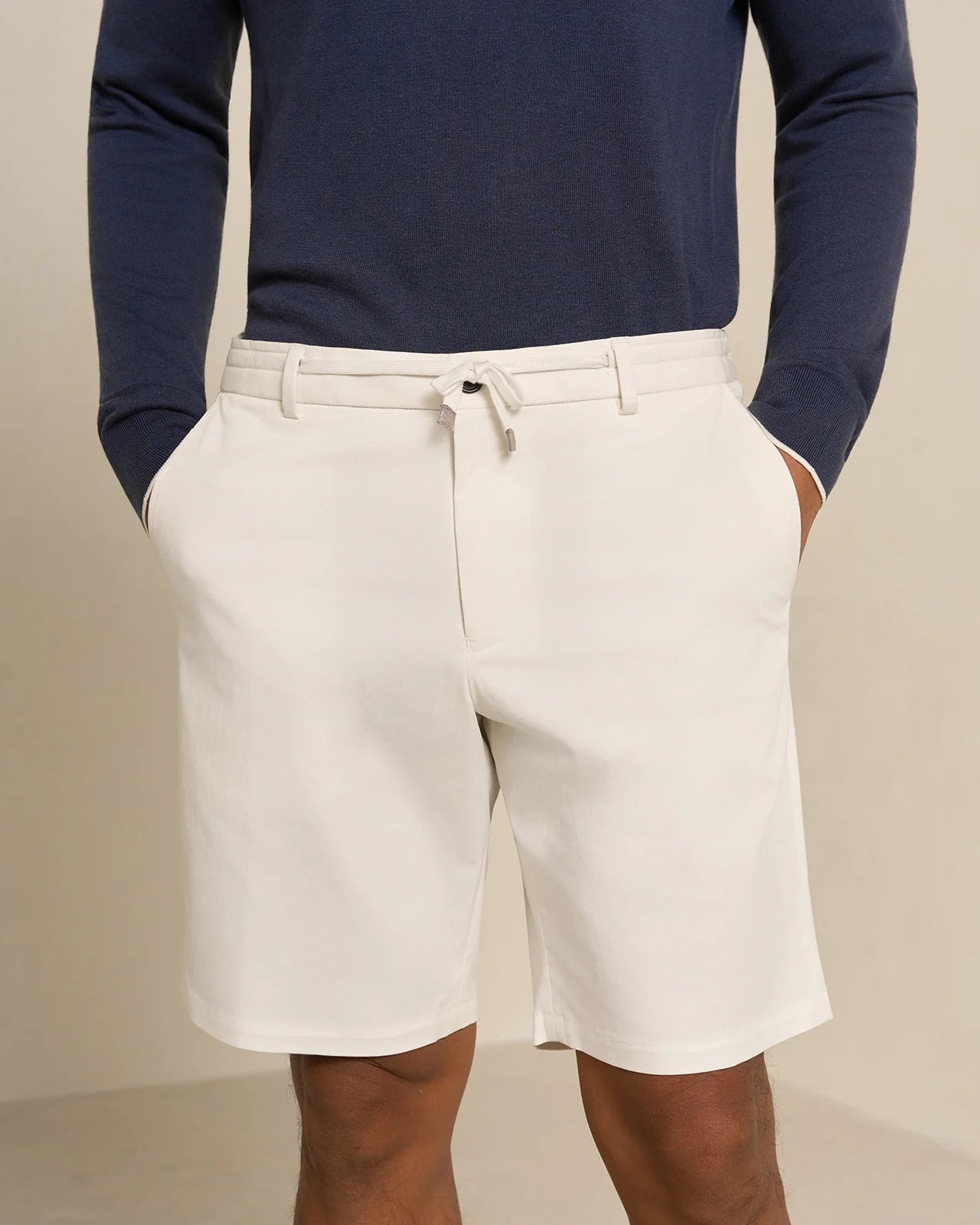 Amalfi Pima Cotton Short - Amalfi Pima Cotton Short White