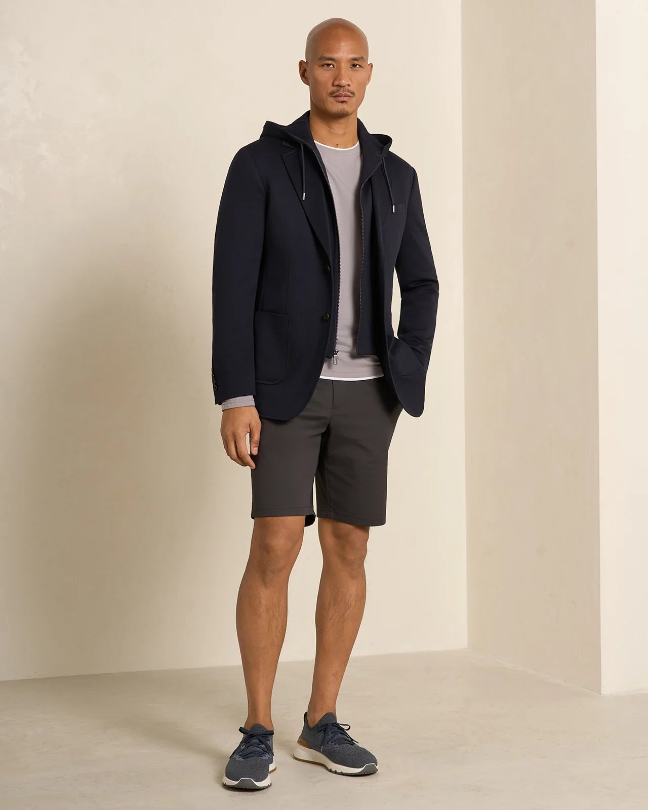 Amalfi Pima Cotton Short - Amalfi Pima Cotton Short Dark Grey