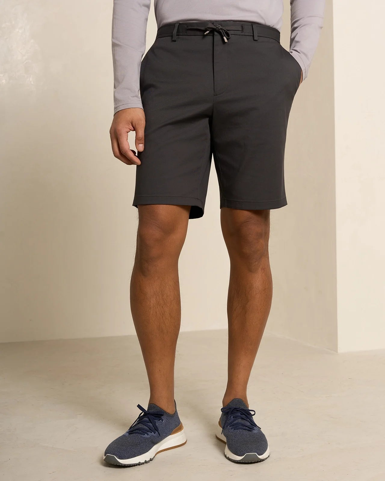 Amalfi Pima Cotton Short - Amalfi Pima Cotton Short Dark Grey