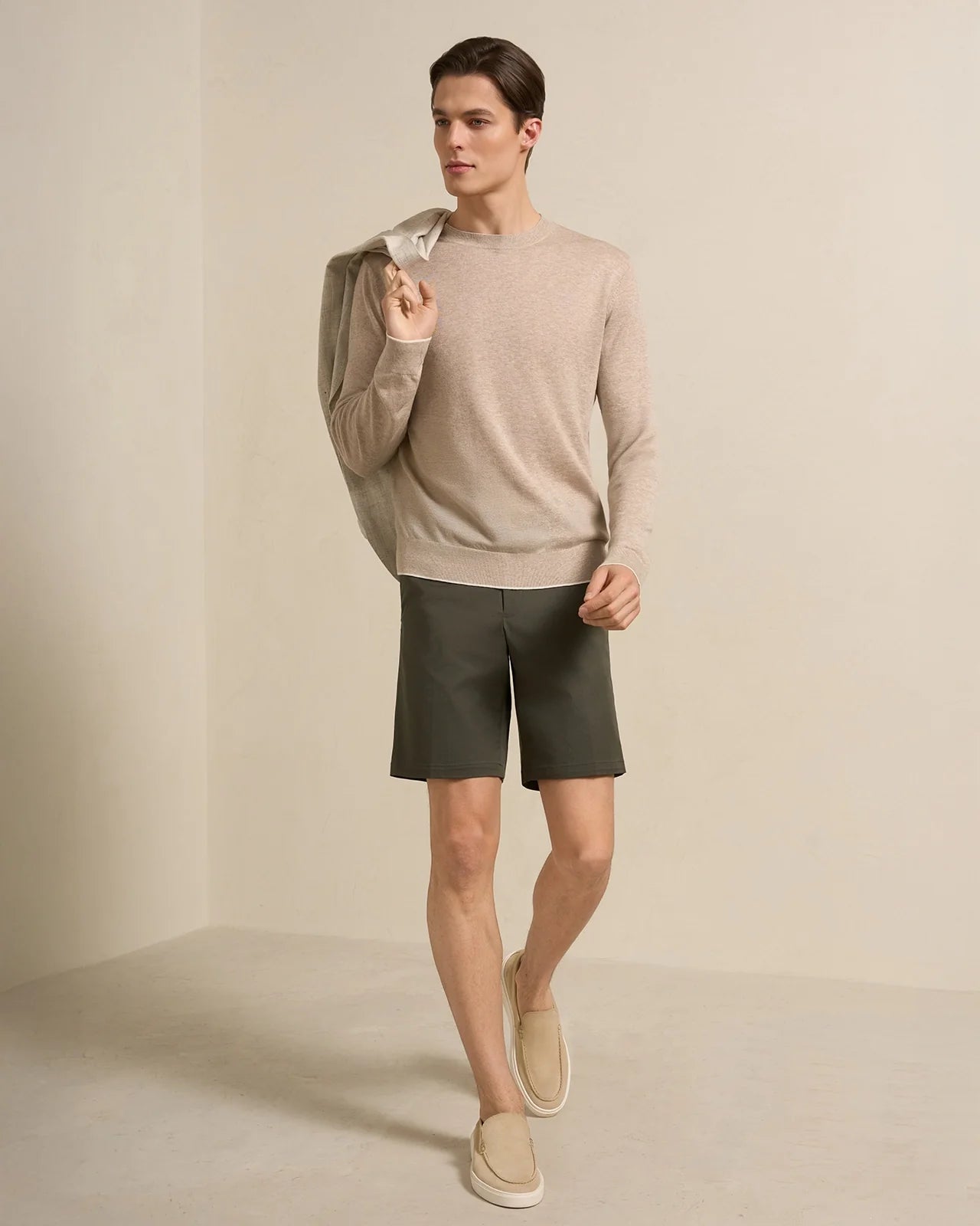 Amalfi Pima Cotton Short - Amalfi Pima Cotton Short Olive