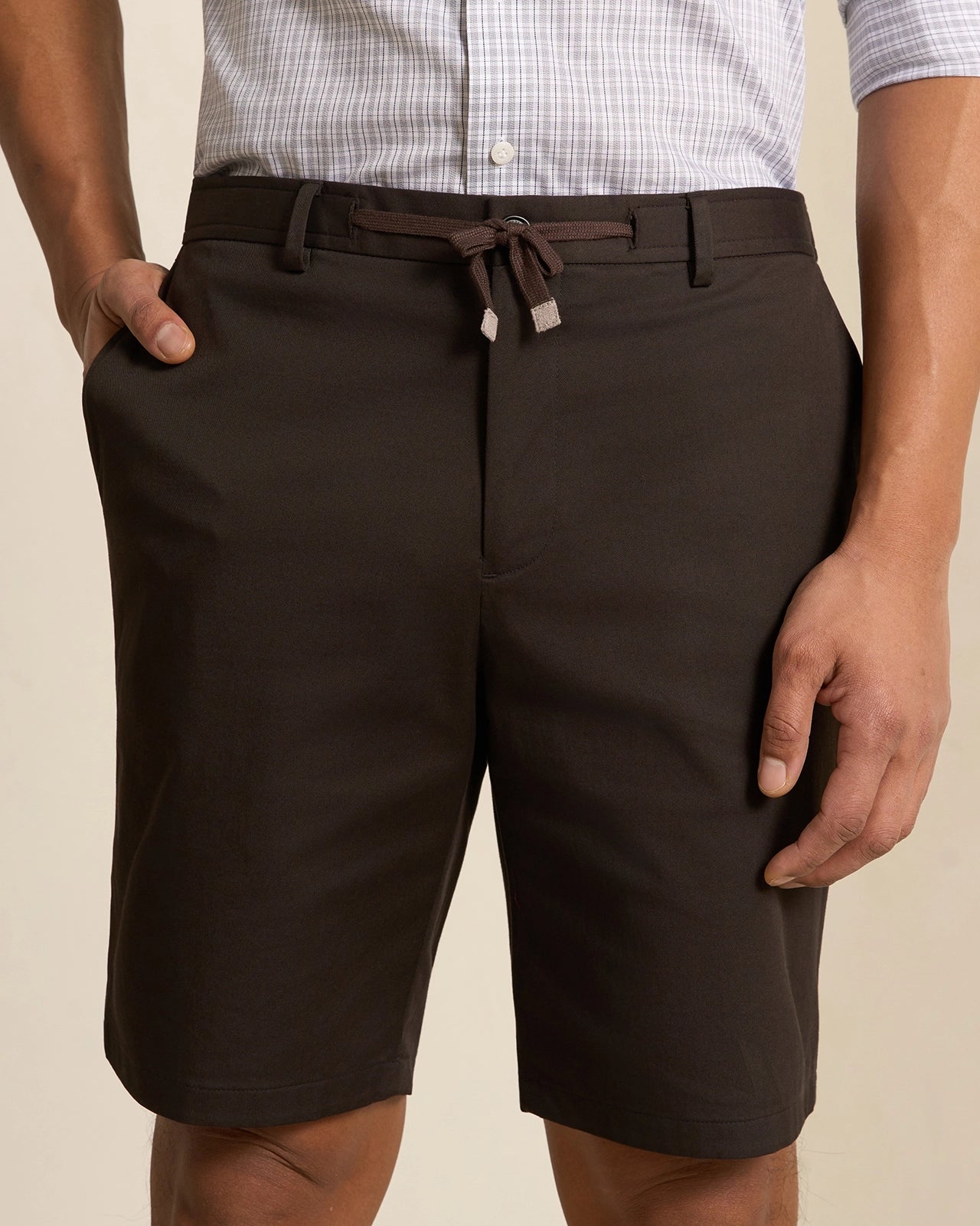 Amalfi Pima Cotton Short - Amalfi Pima Cotton Short Brown