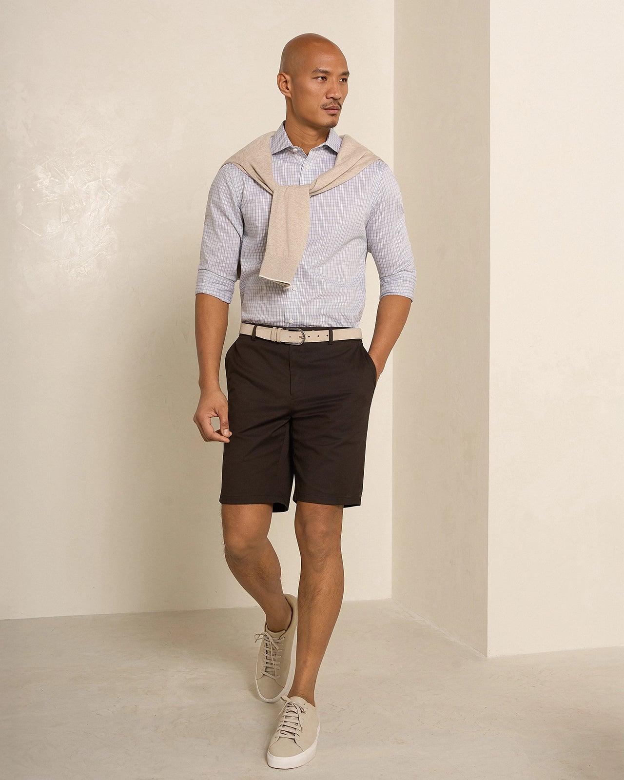Amalfi Pima Cotton Short - Amalfi Pima Cotton Short Brown