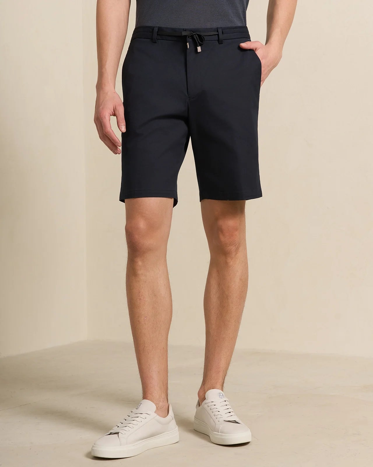 Amalfi Pima Cotton Short - Amalfi Pima Cotton Short Navy