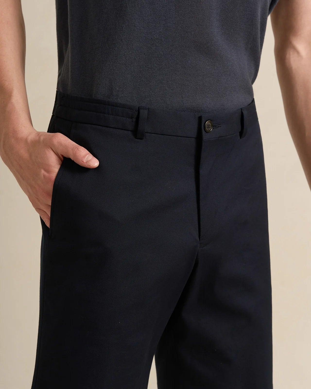 Amalfi Pima Cotton Short - Amalfi Pima Cotton Short Navy